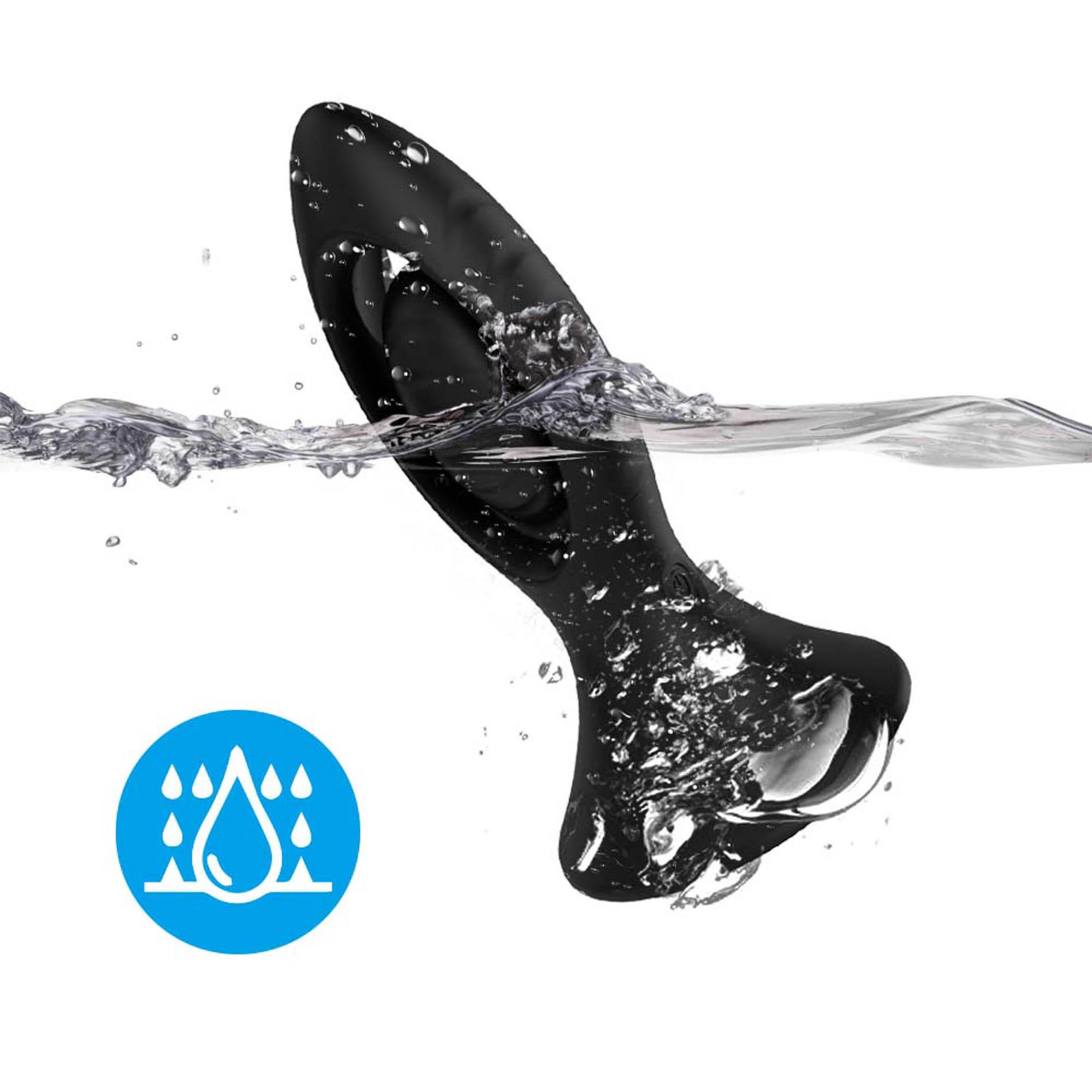 Watchman Black, 9 Vibration Functions, Remote Control