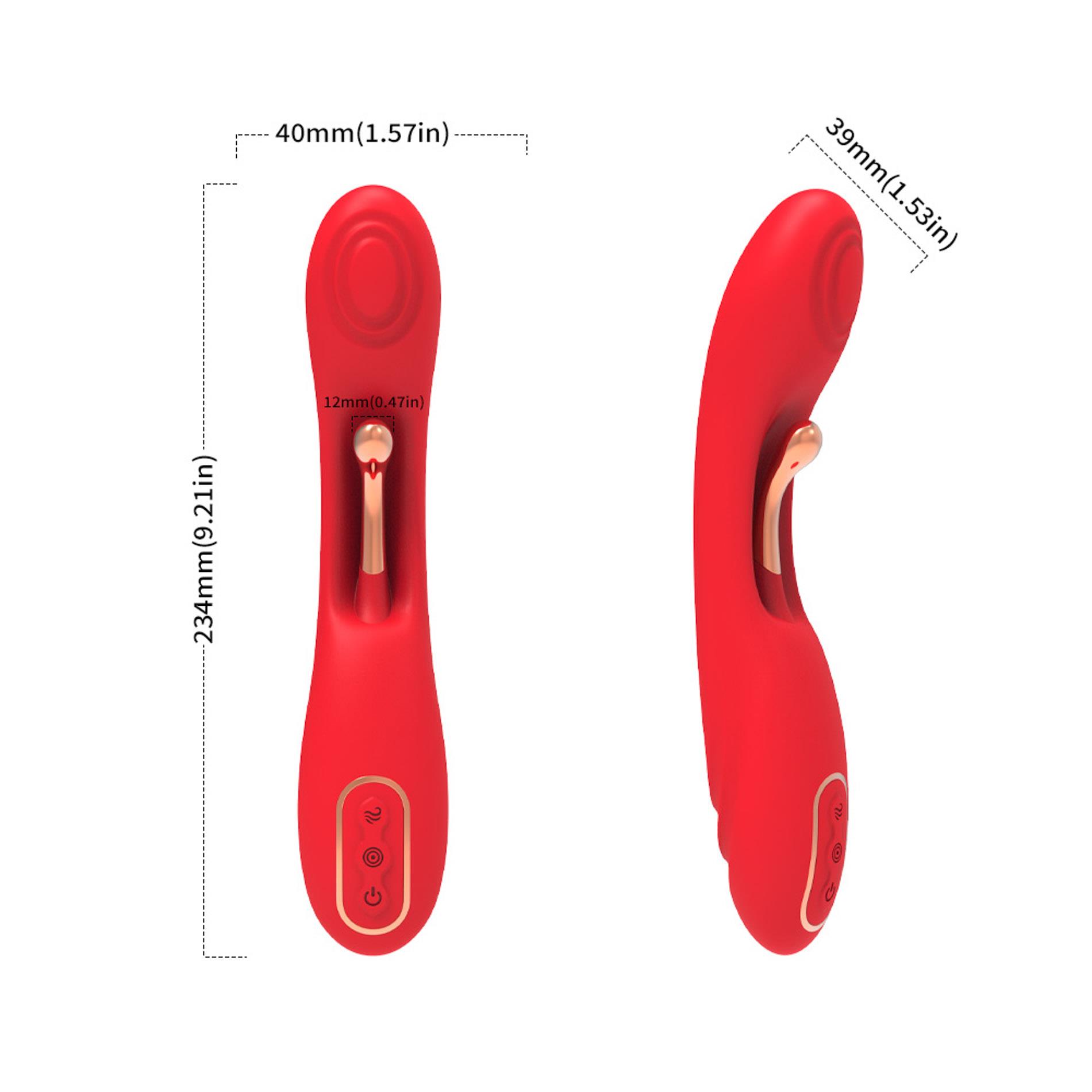 Fishhook Red Dual-Point Vibration