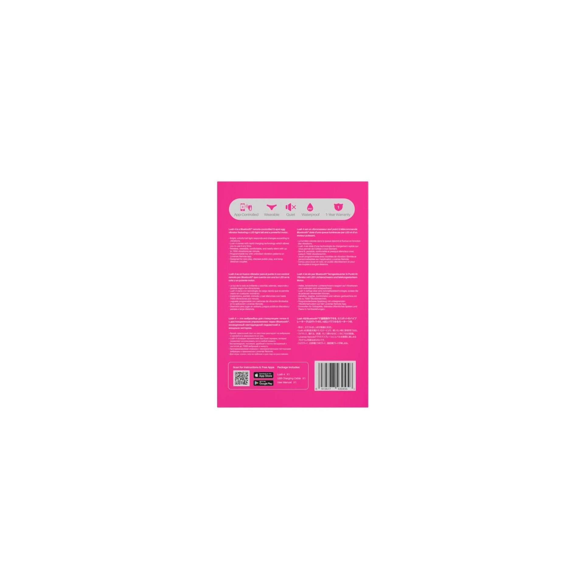 Jajeczko wibrujące sterowane aplikacją Lush 4