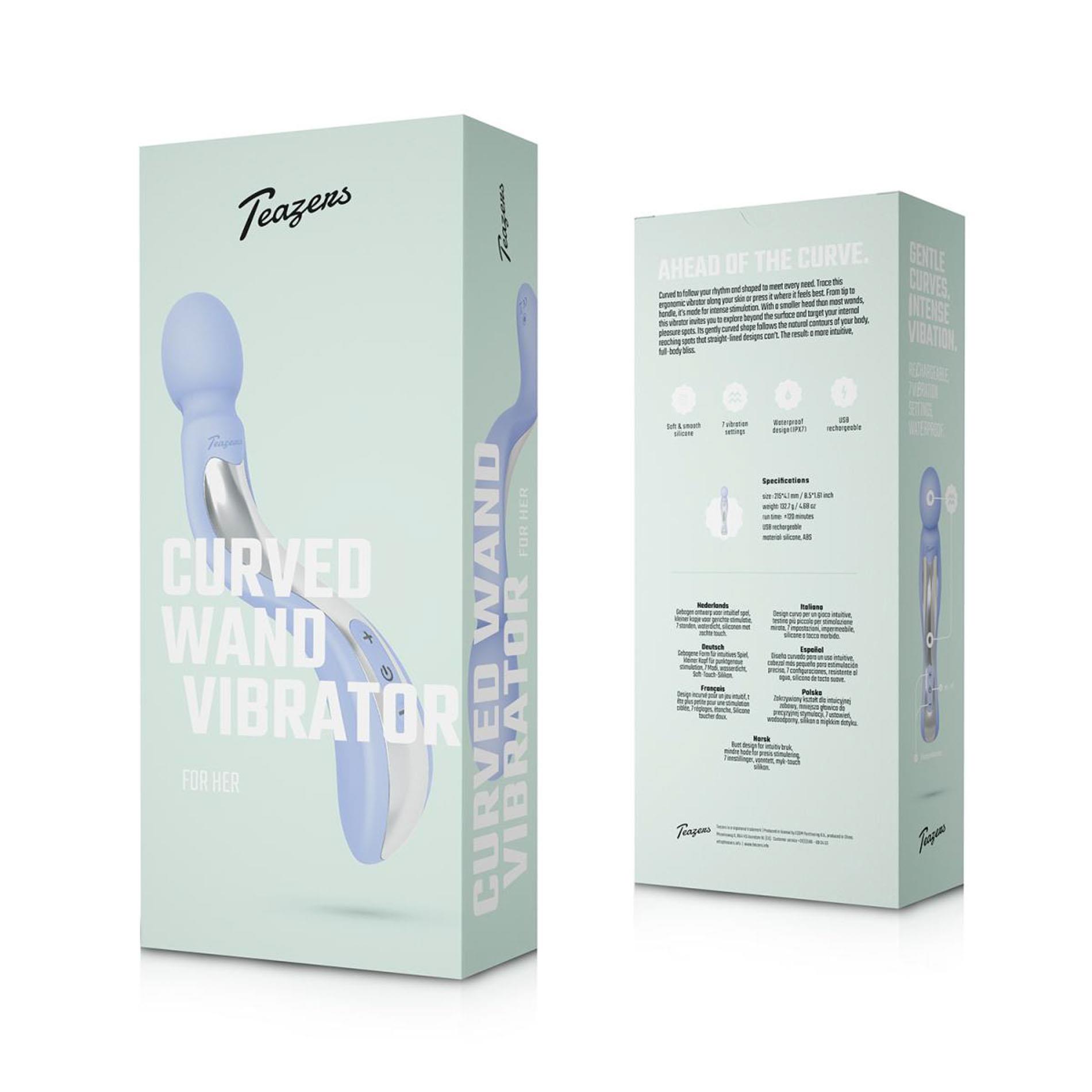 Teazers – Curved Wand Vibrator – Lavender