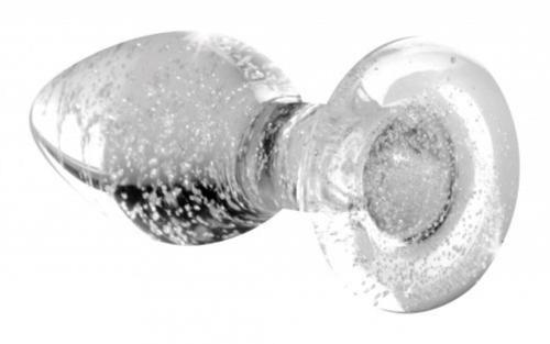 Glow In The Dark Glass Anal Plug