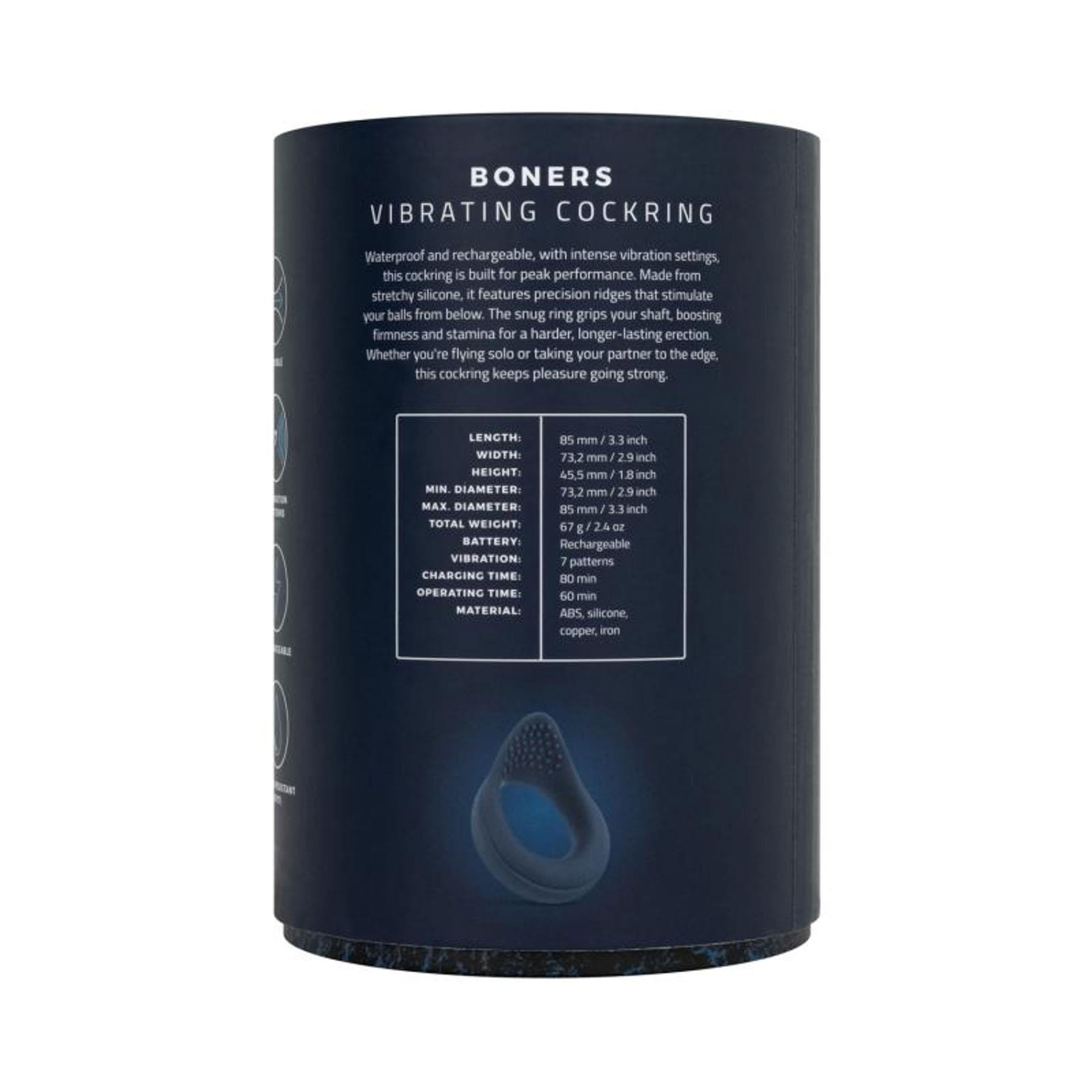 Boners - Vibrating Cock Ring With Perineum Stimulation