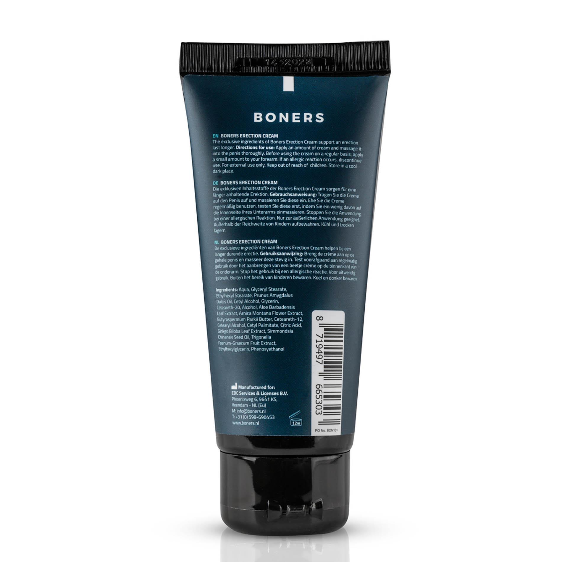 Boners - Erection Cream 100 Ml