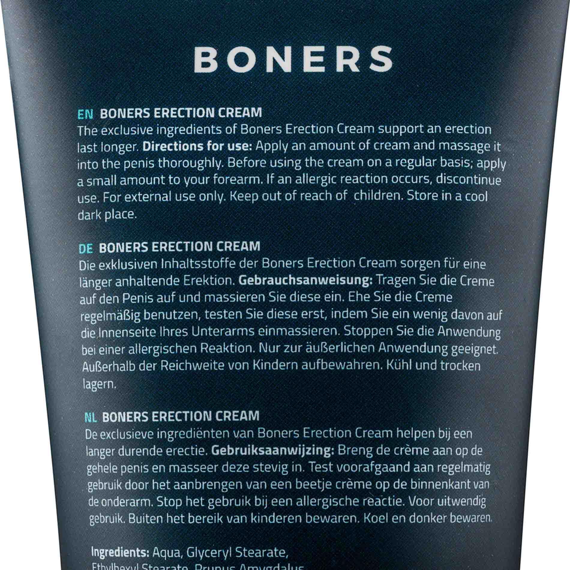 Boners - Erection Cream 100 Ml