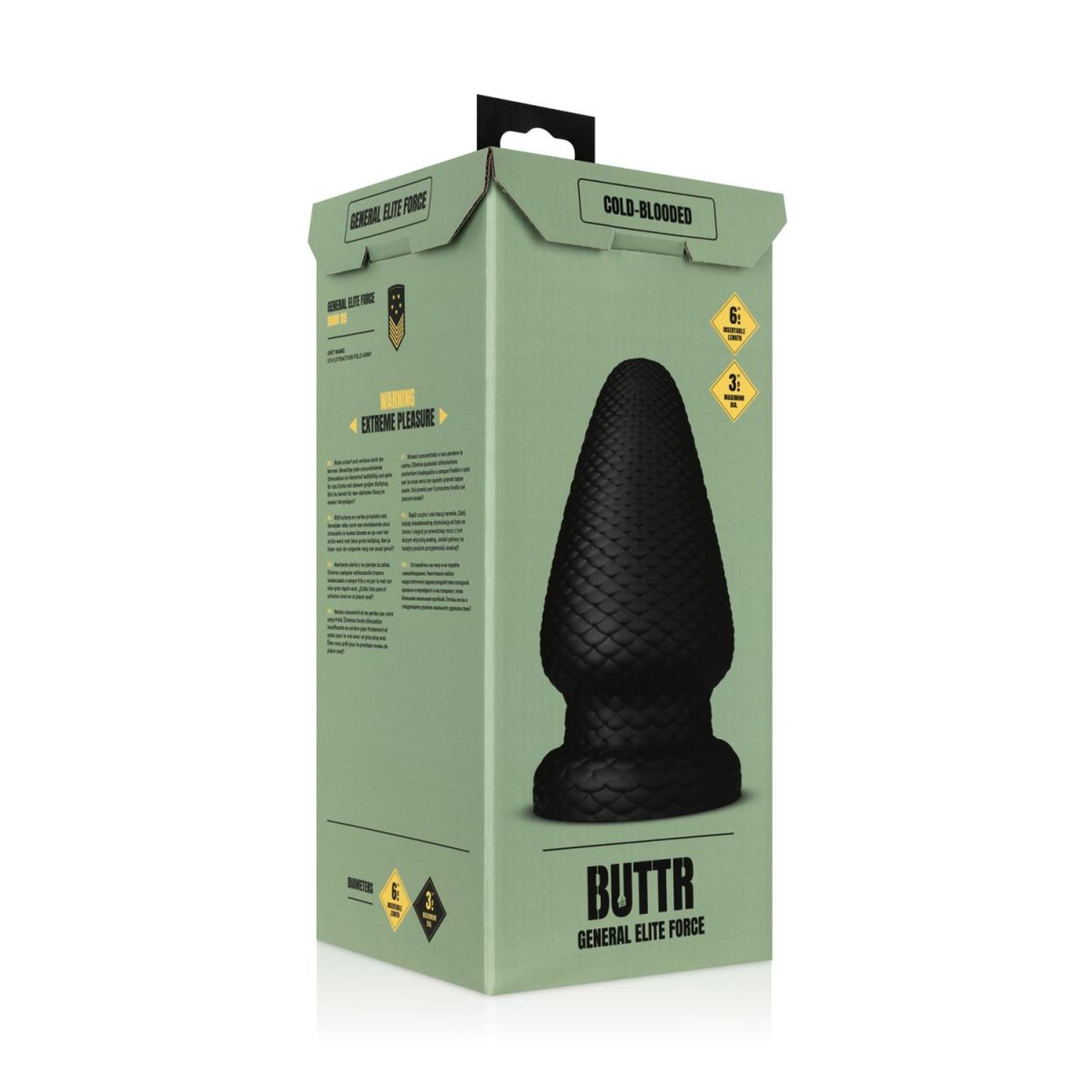 Buttr - Cold Blooded Scaled Butt Plug