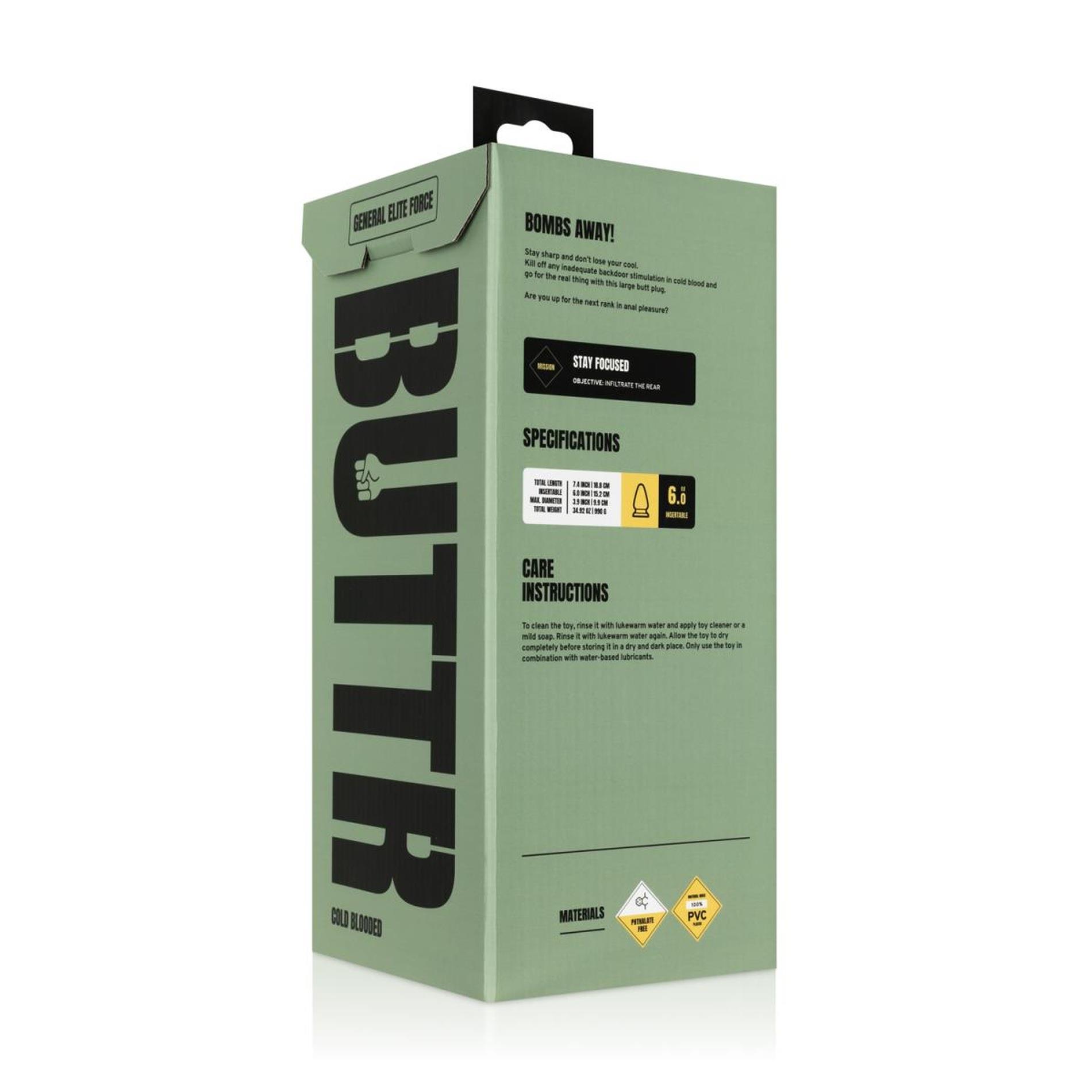 Buttr - Cold Blooded Scaled Butt Plug