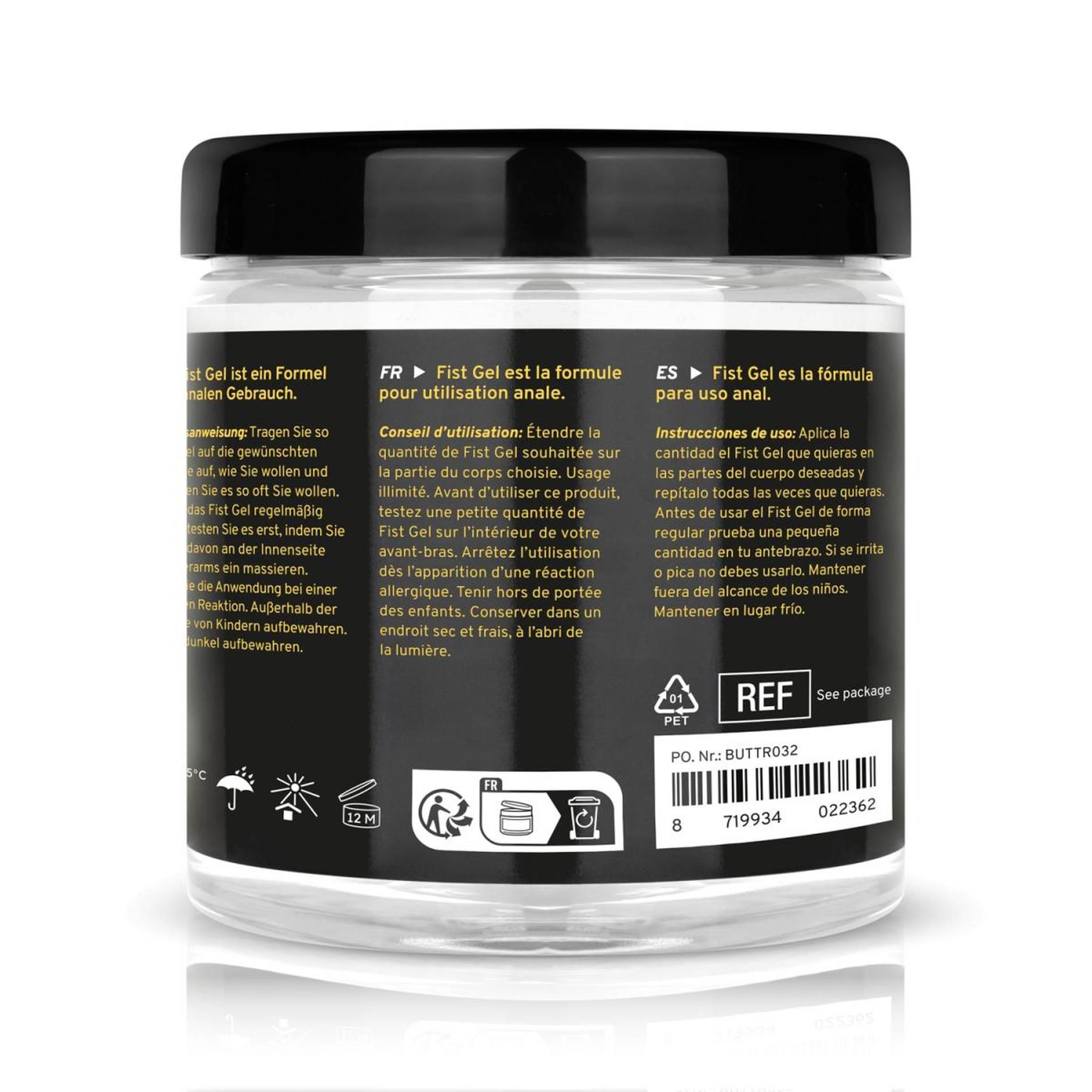 Buttr - Transparent Fisting Gel Non-Sticky - 500 Ml