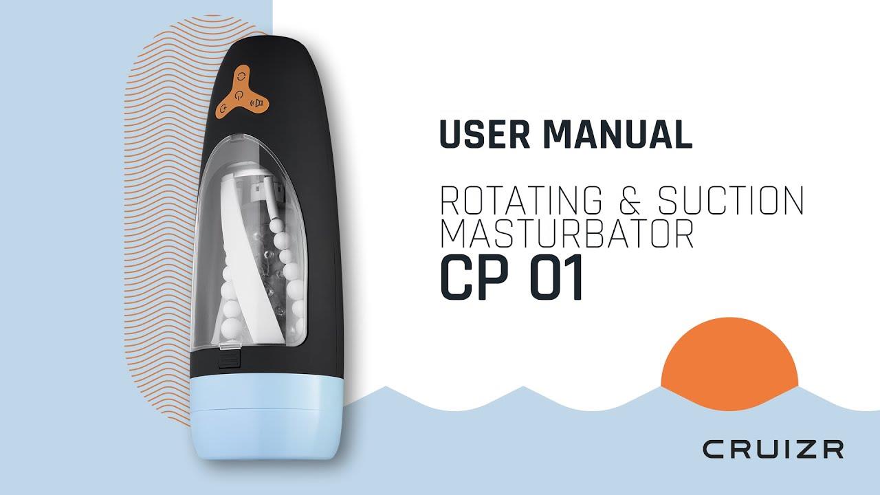 Cruizr-Cp01Rotating And Sucking Automatic Masturbator With Adapter