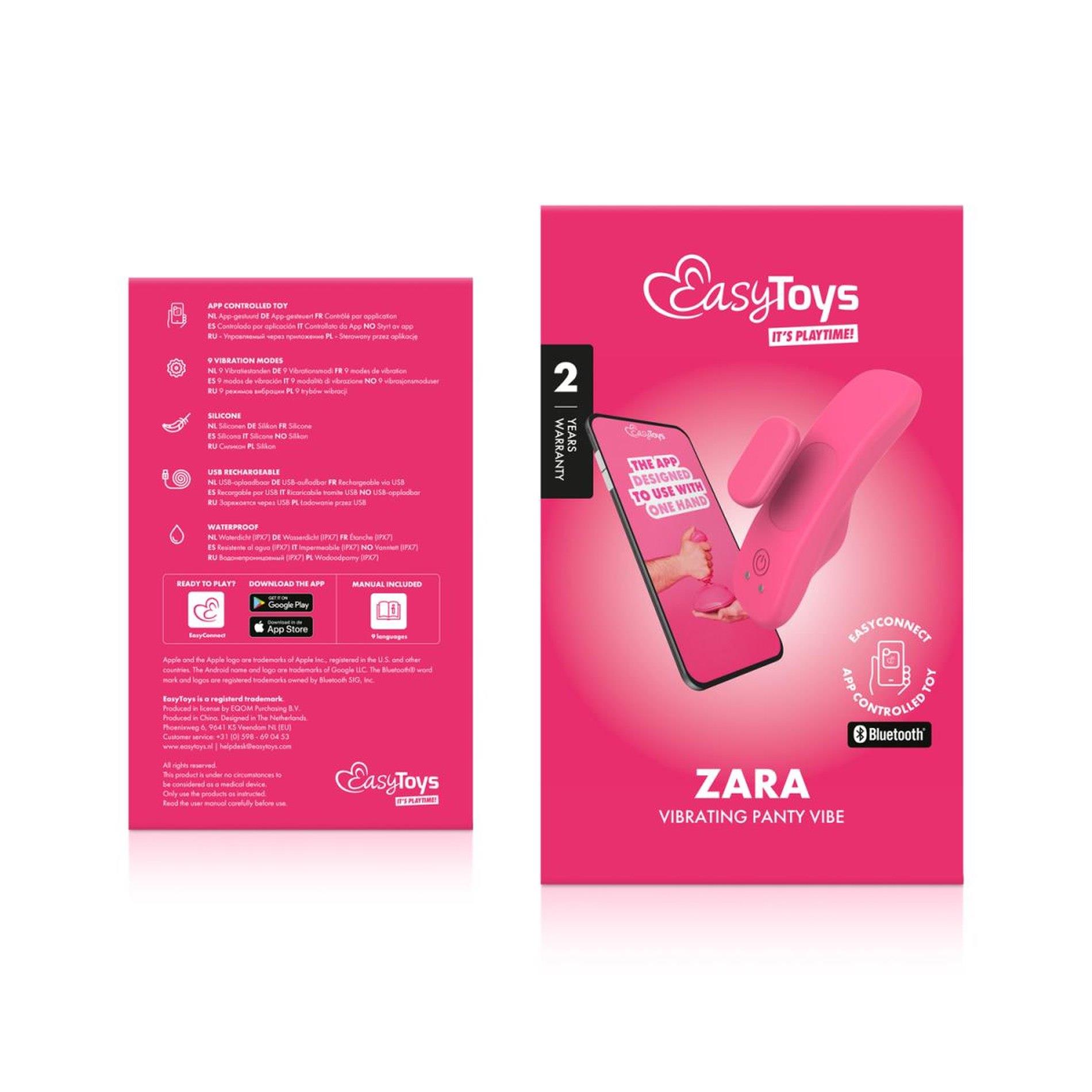 Easyconnect - Panty Vibrator Zara App-Controlled