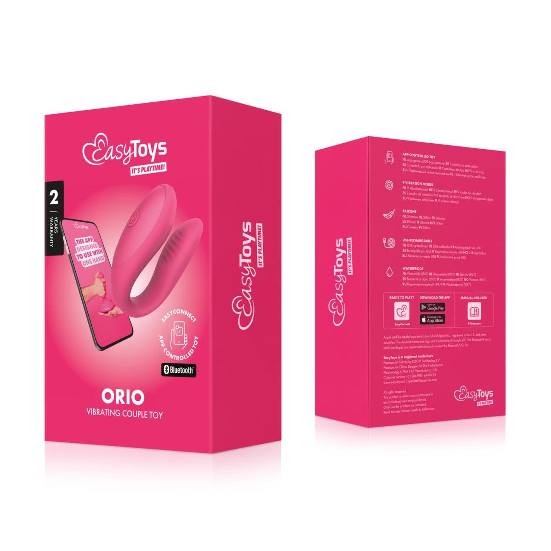 Easyconnect - Couples Vibrator Orio App-Controlled