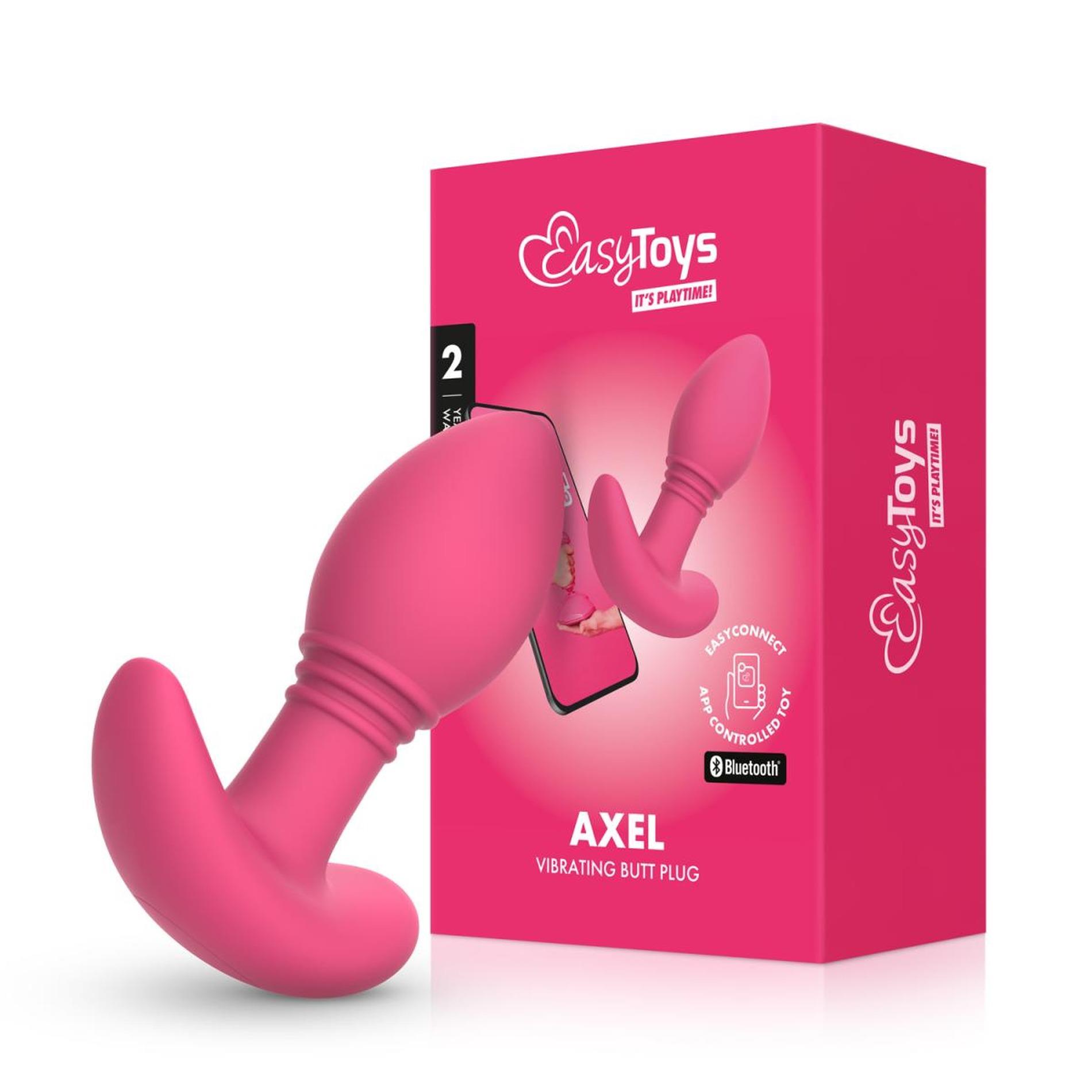 Easyconnect - Vibrating Butt Plug Axel App-Controlled
