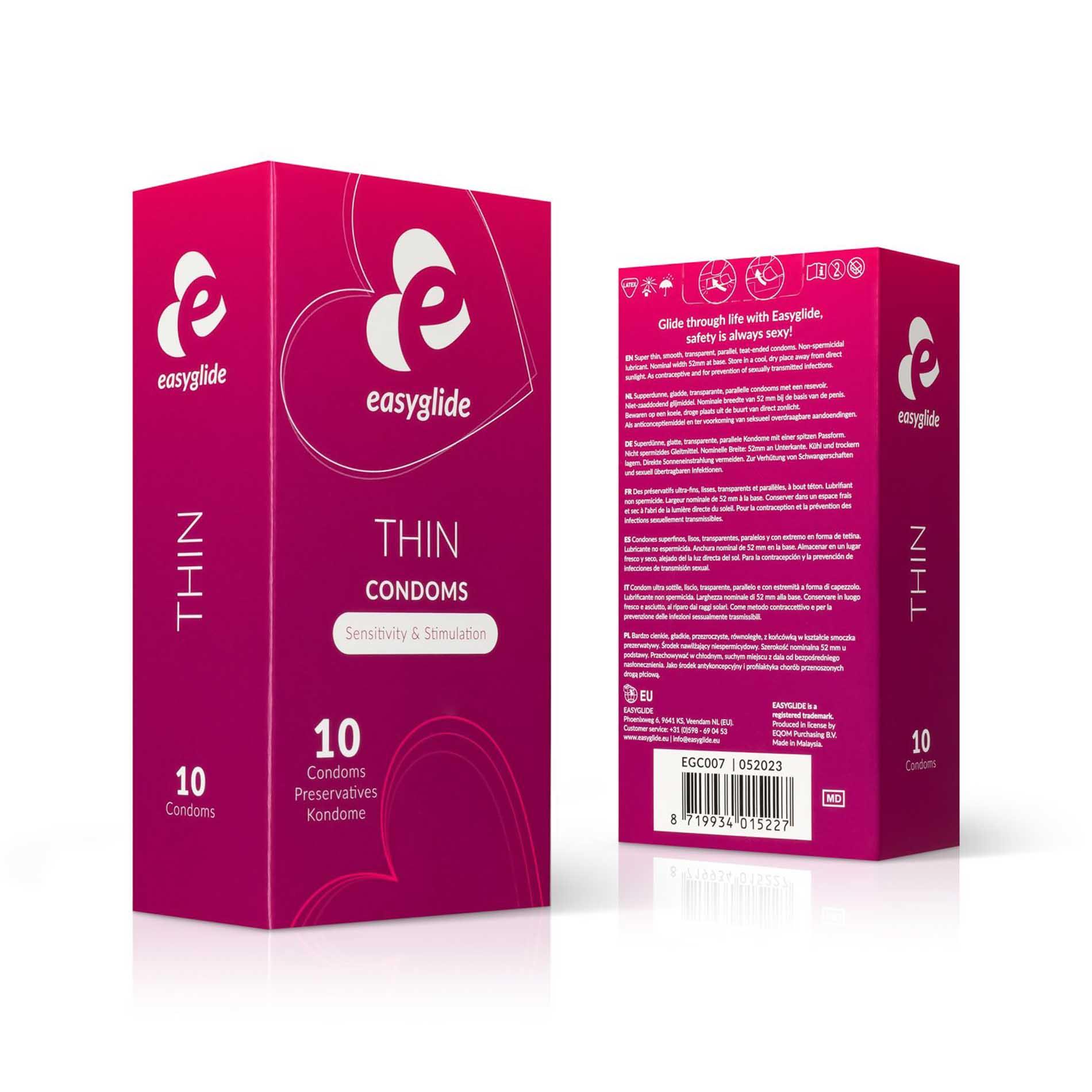 Easyglide - Extra Thin Condoms 10 Pcs