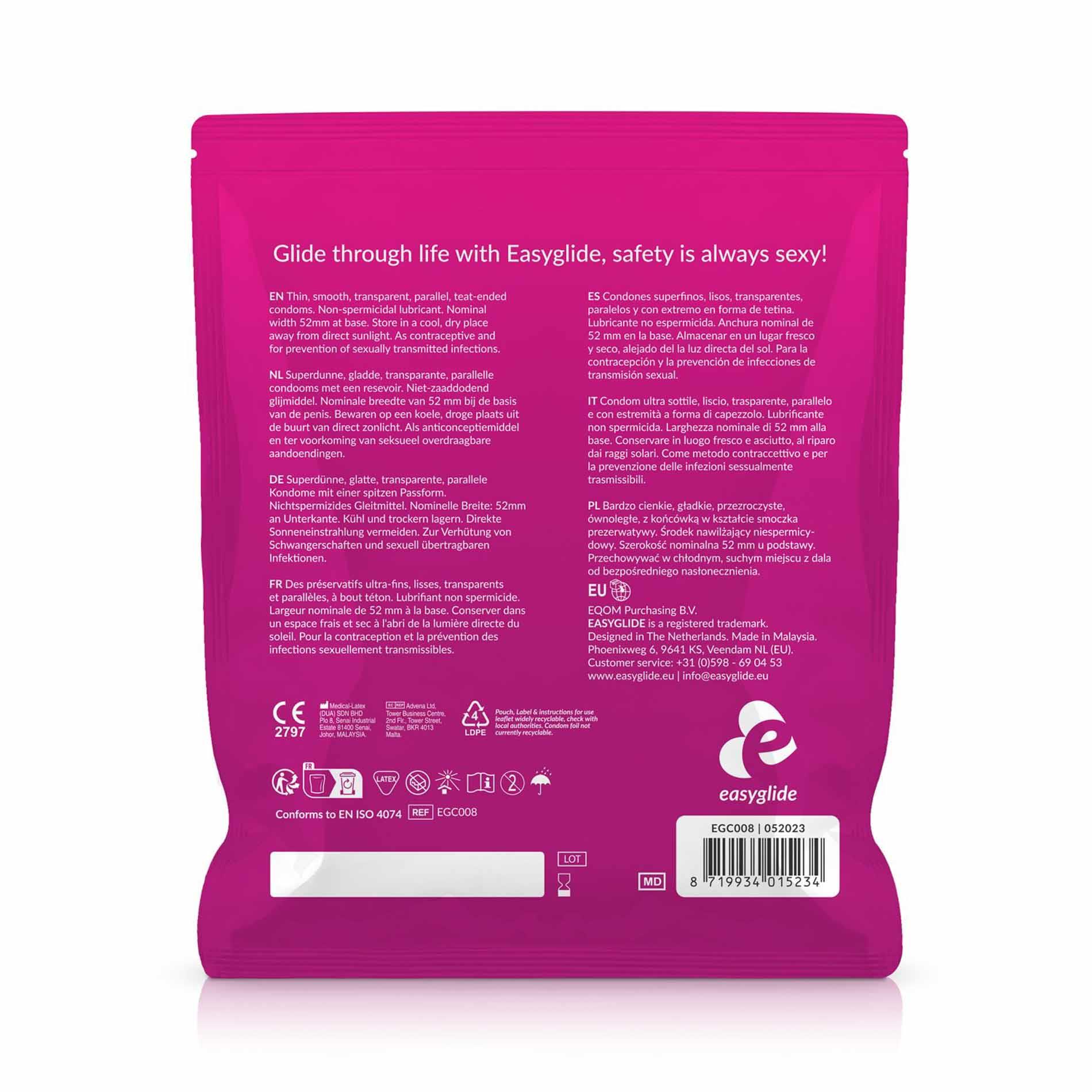 Easyglide - Extra Thin Condoms 40 Pcs