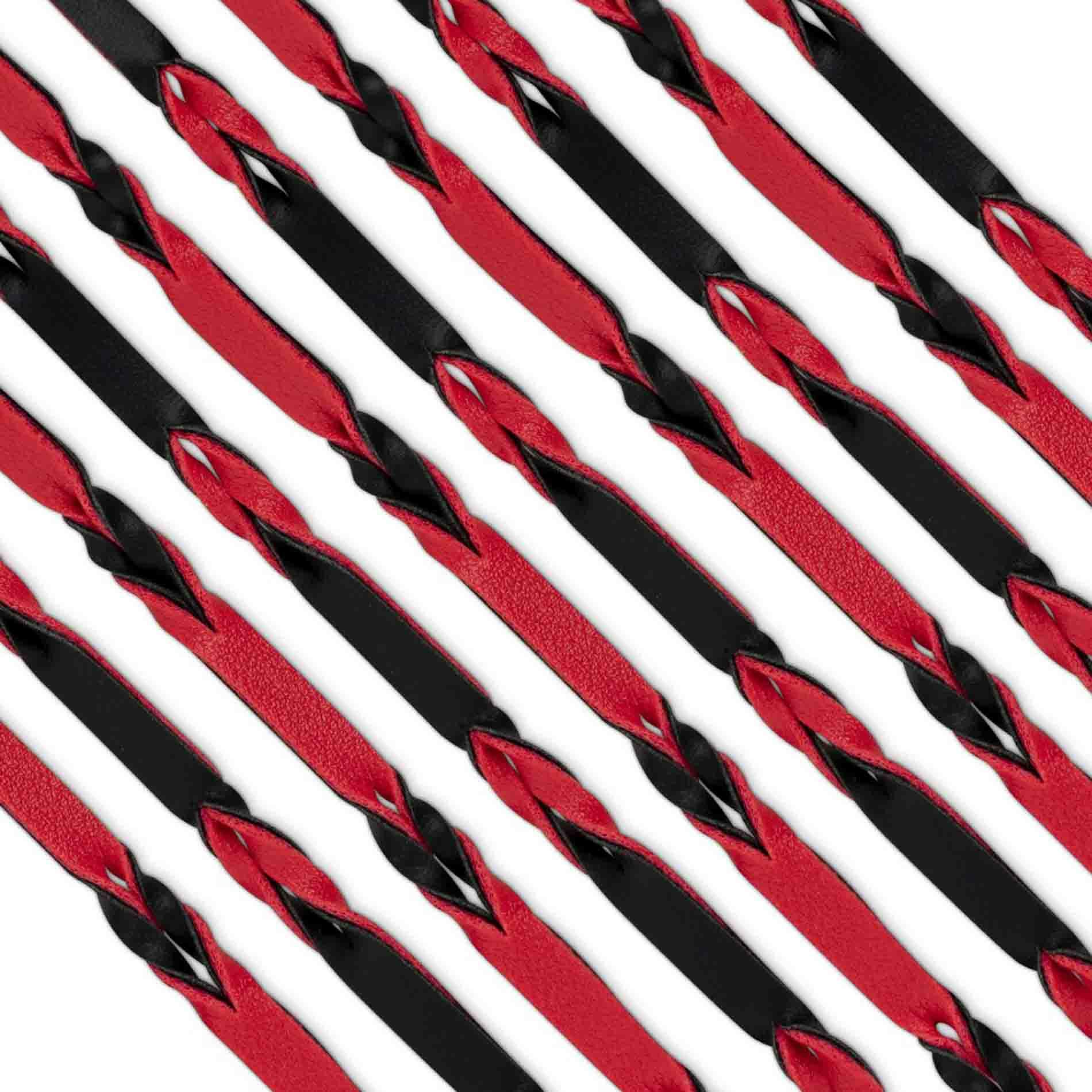 Fetish Collection - Flogger 64 Cm - Red And Black