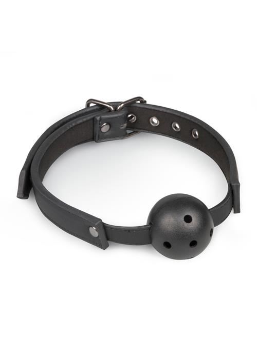 Knebel-Ball Gag With Pvc Ball - Black