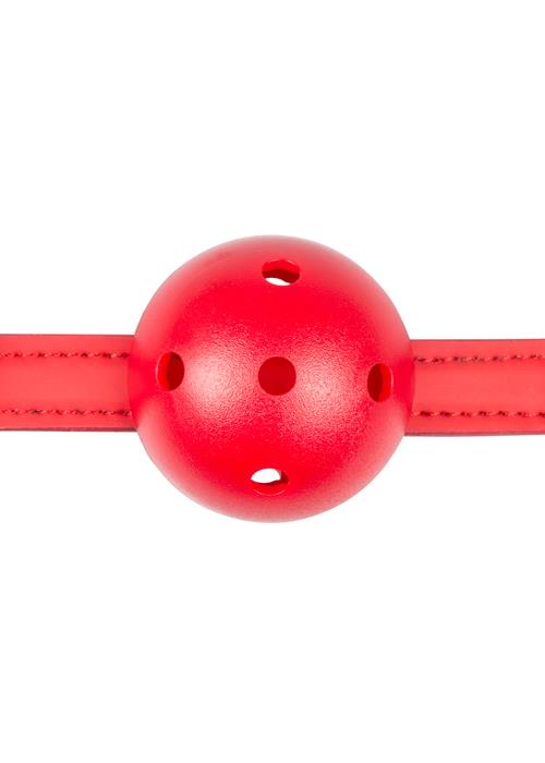 Knebel-Ball Gag With Pvc Ball - Red