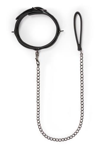 Wiązania-Fetish Collar With Leash
