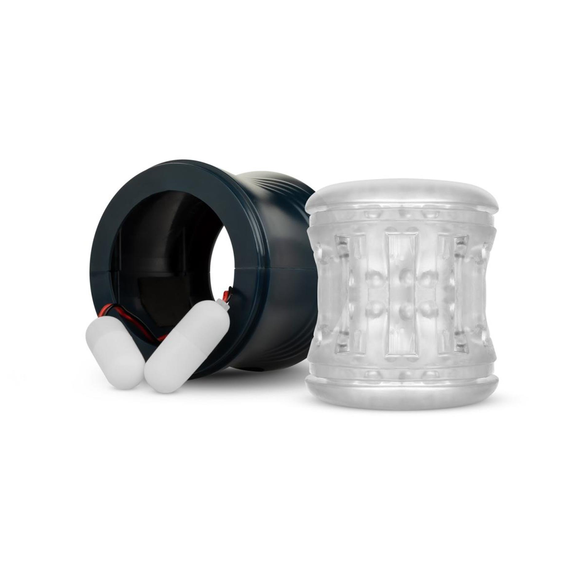 Fppr. - 2 Sided Vibrating Masturbator Blue