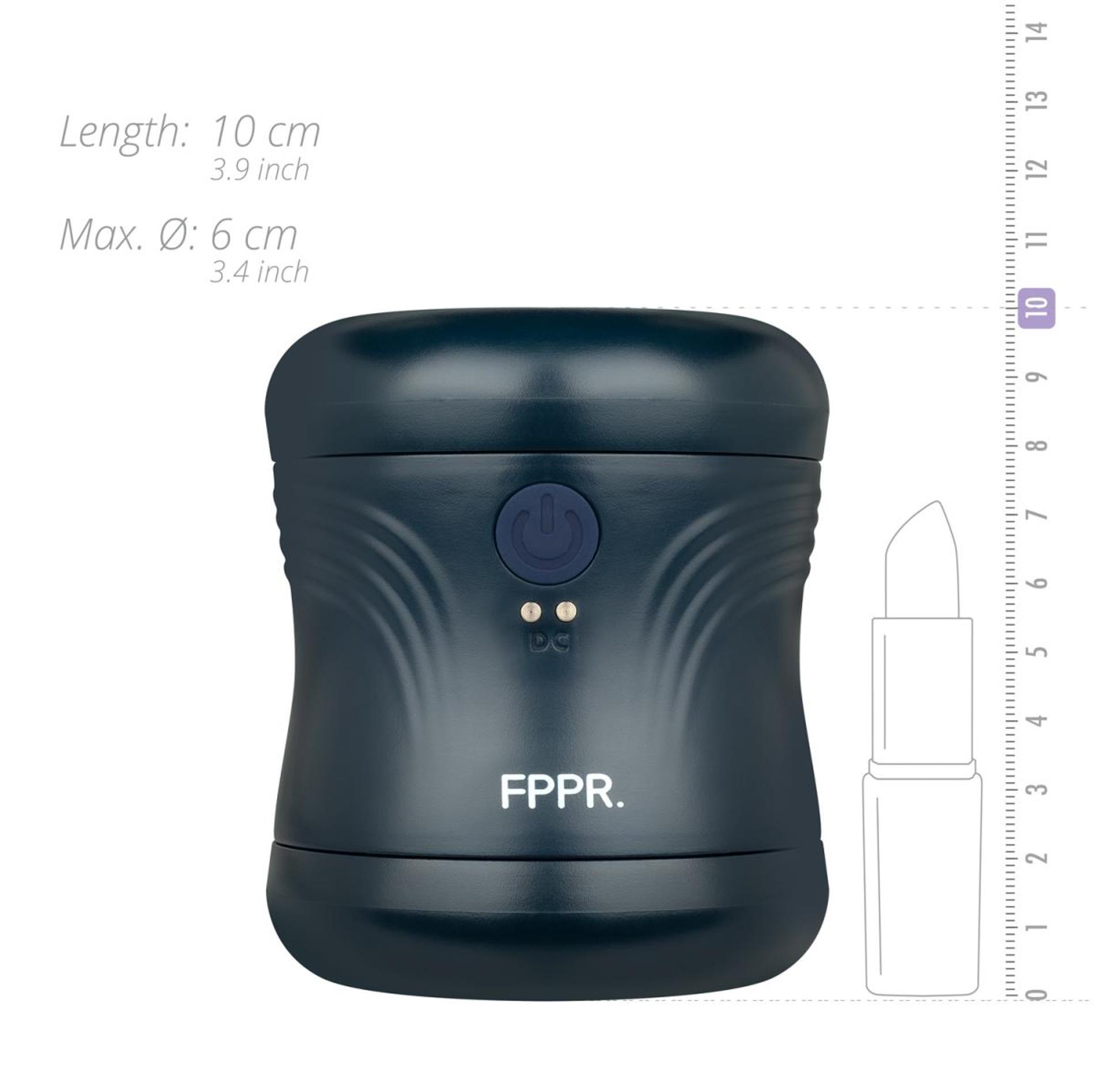 Fppr. - 2 Sided Vibrating Masturbator Blue