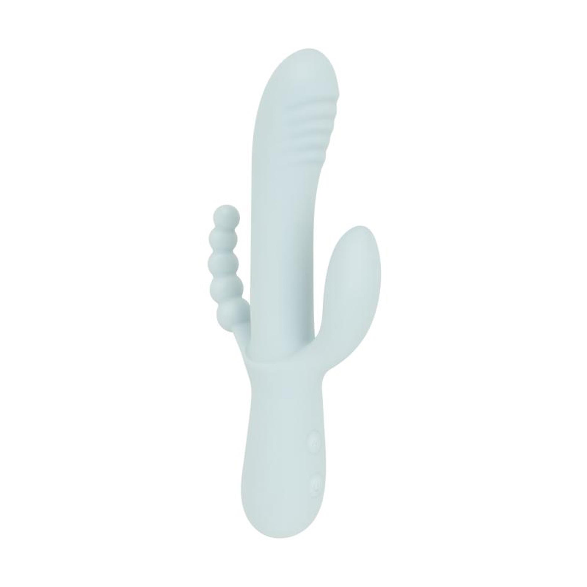 Good Vibes Only - Sage - Triple Stimulation Vibe - Blue