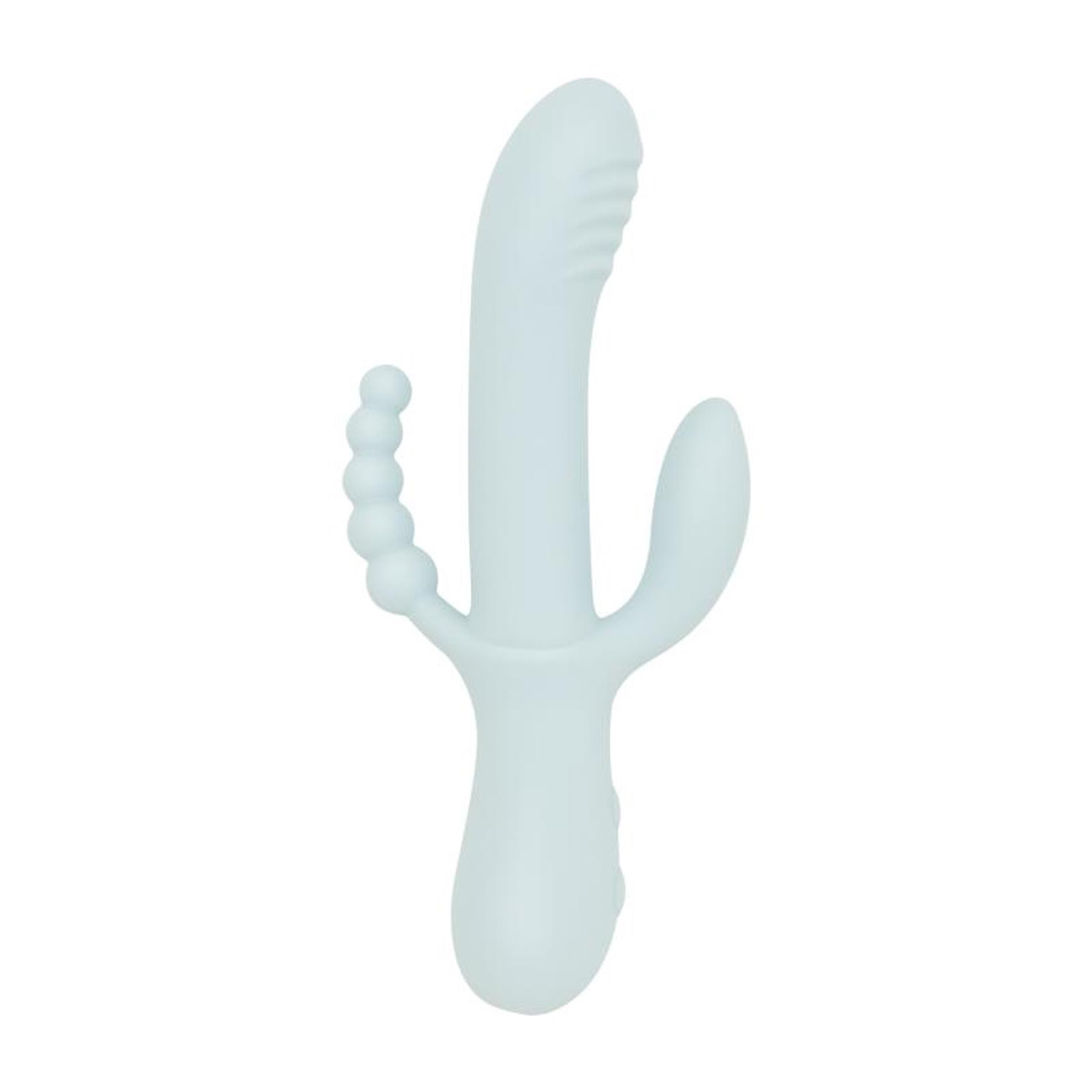 Good Vibes Only - Sage - Triple Stimulation Vibe - Blue