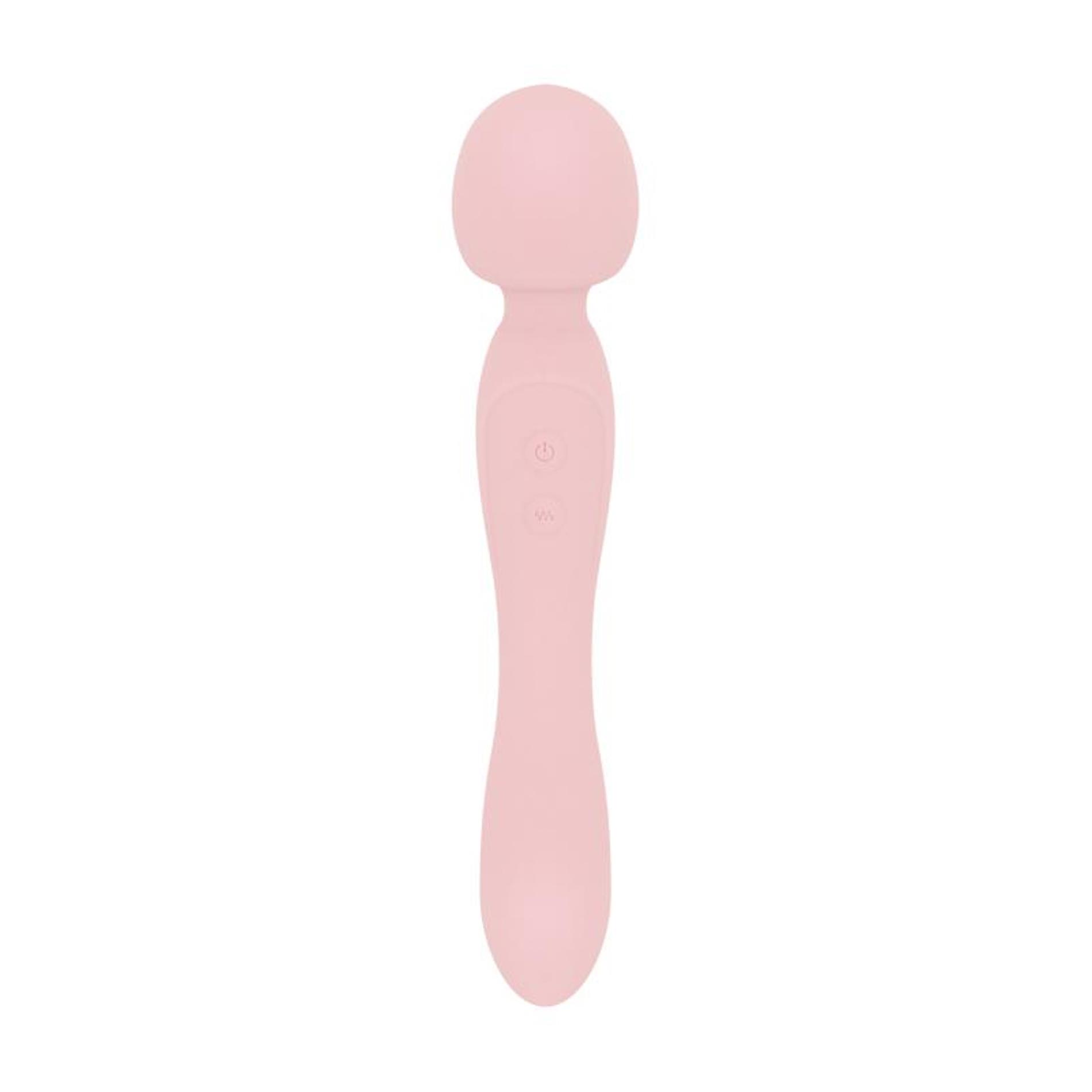 Good Vibes Only - Simi - Double Sided Wand Vibrator - Pink