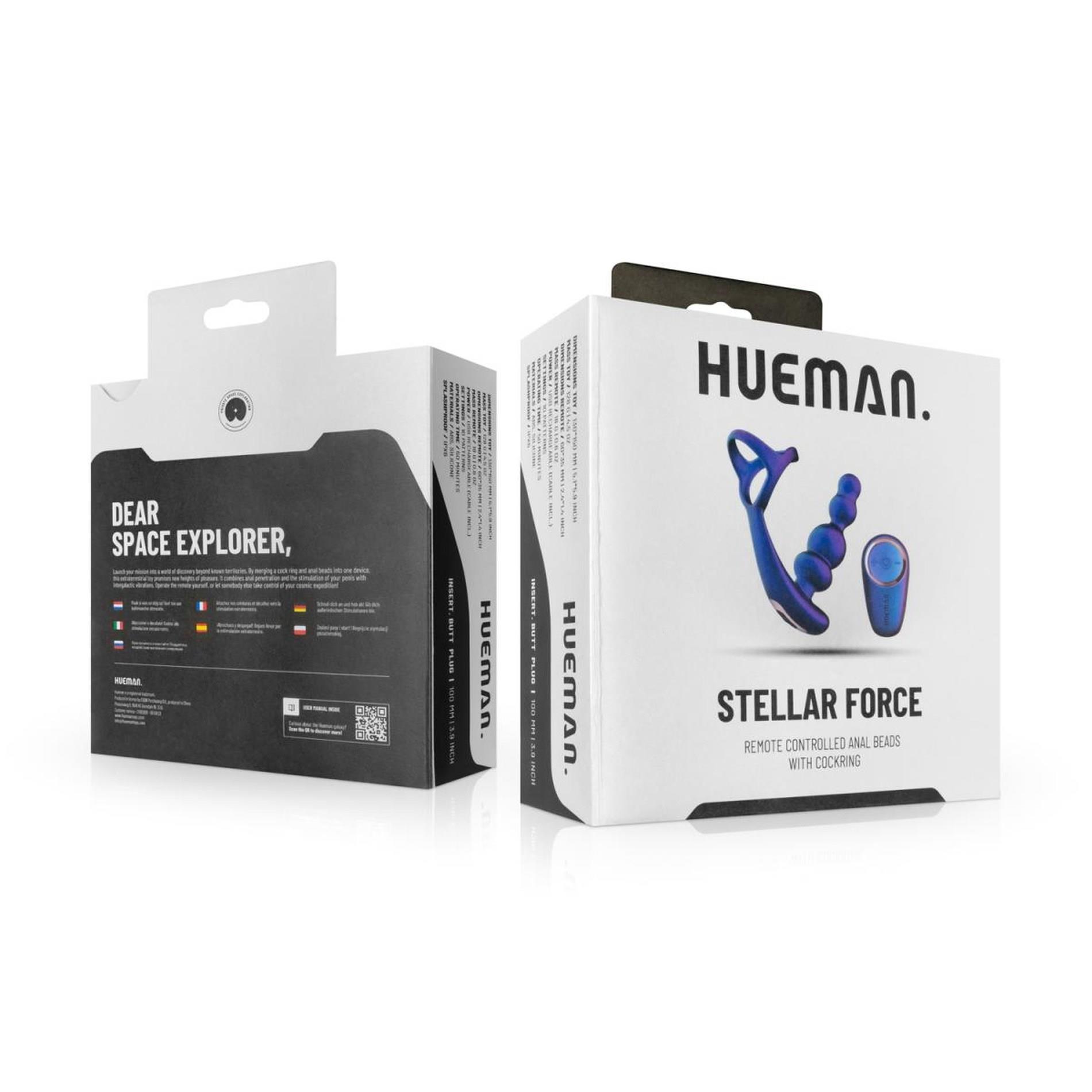 Hueman - Stellar Force Butt Plug With Cockring