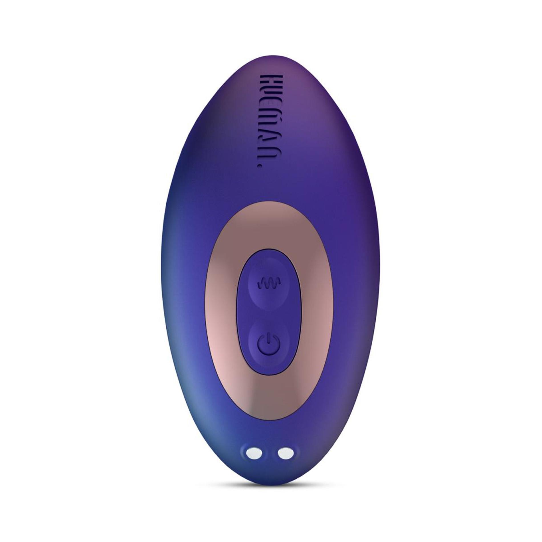 Hueman - Voyager Vibrating Butt Plug With Tapping - Purple