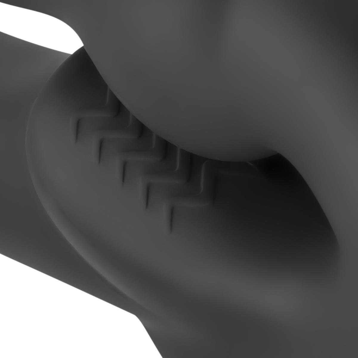 No-Parts - Morgan Strapless Strap-On Dildo - 22 Cm - Black