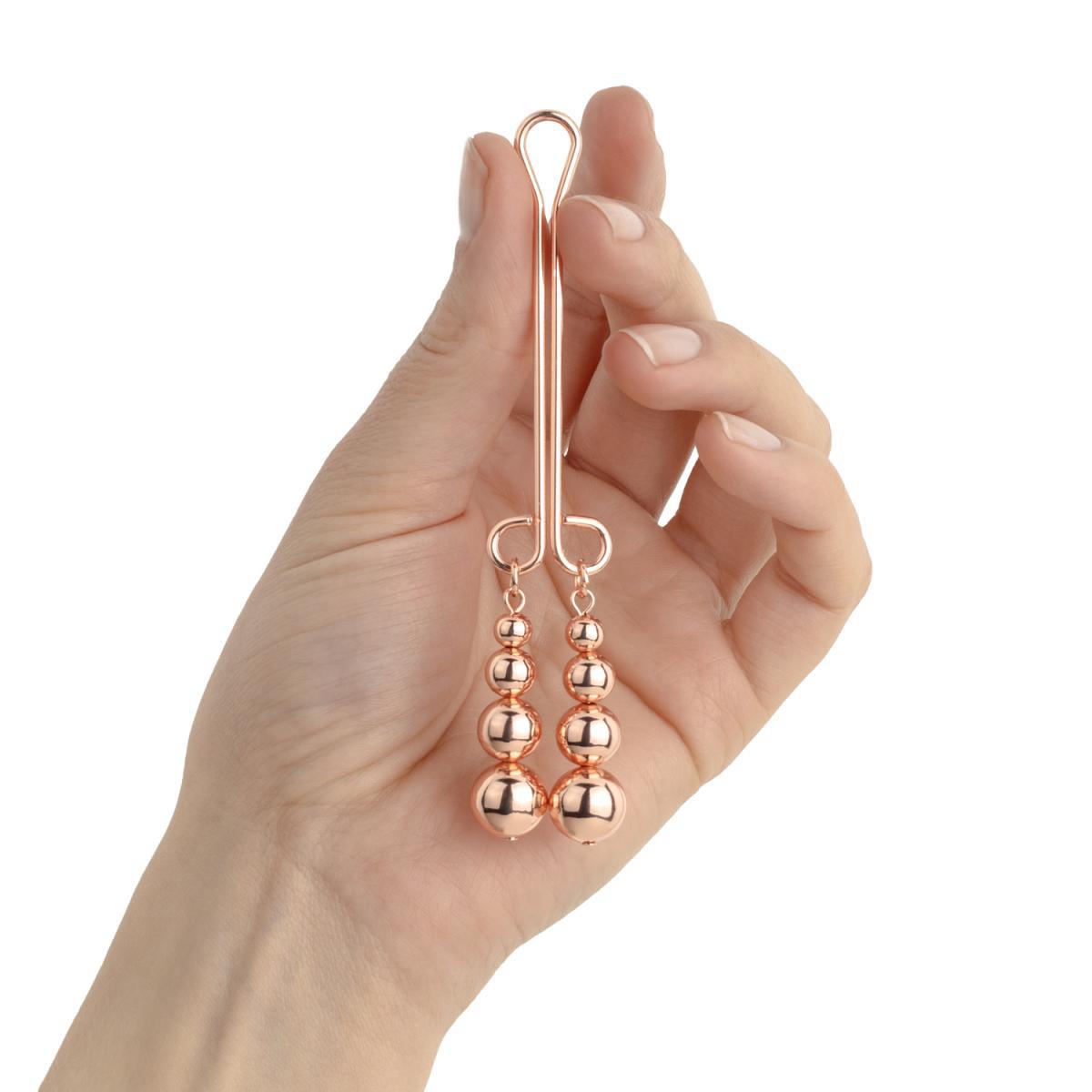 Rosy Gold - Clitoris Clamp - Subtle Weight