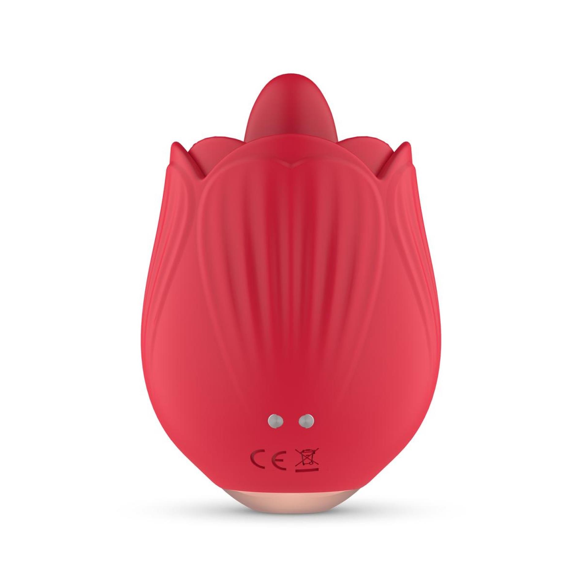 Teazers Rose Vibrator - Licking And Vibrating