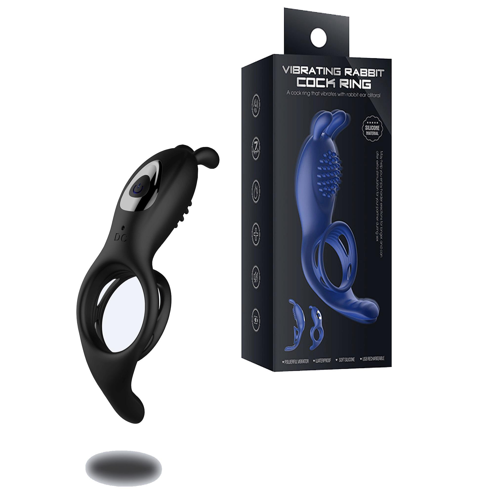 Rabbitvibration Cock Ring With Remote