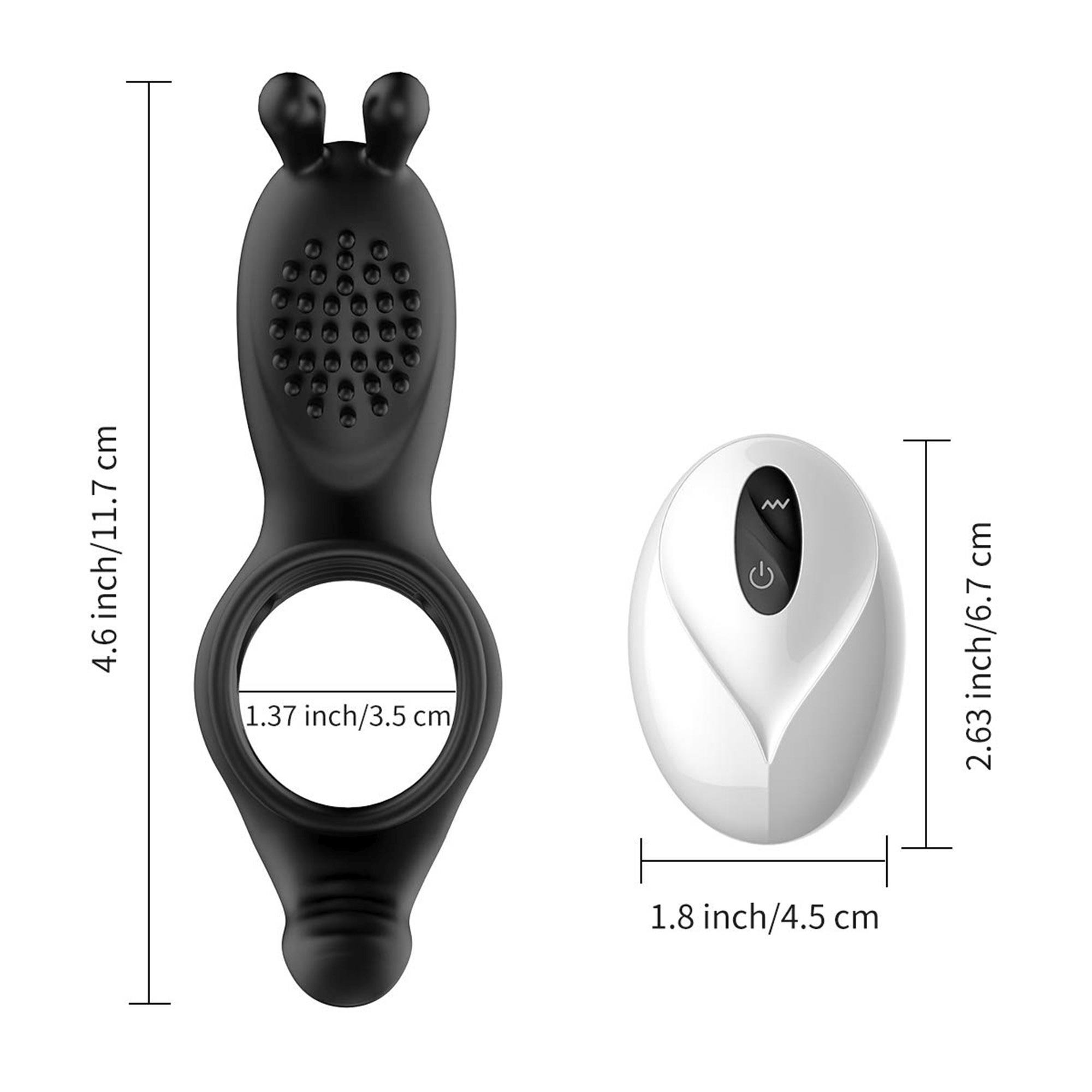Rabbitvibration Cock Ring With Remote
