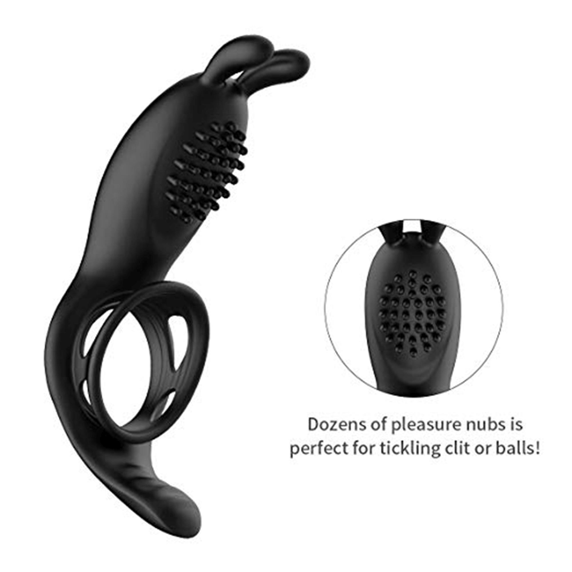 Rabbitvibration Cock Ring With Remote