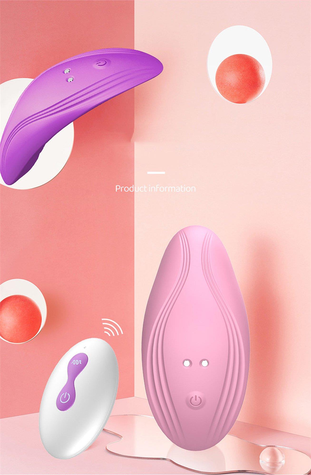 Ultrathin Wearable Remote Mini Vibe Pink