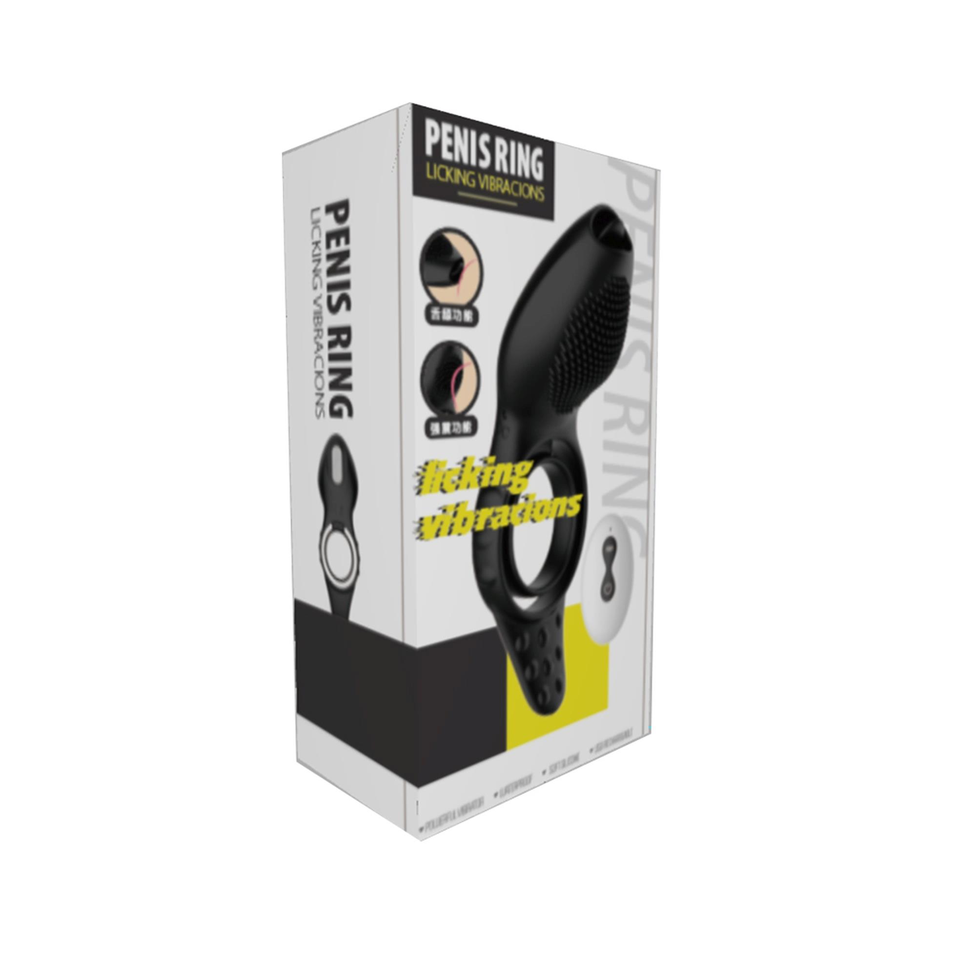 Remote Powerful Tognue Simulate Cock Ring