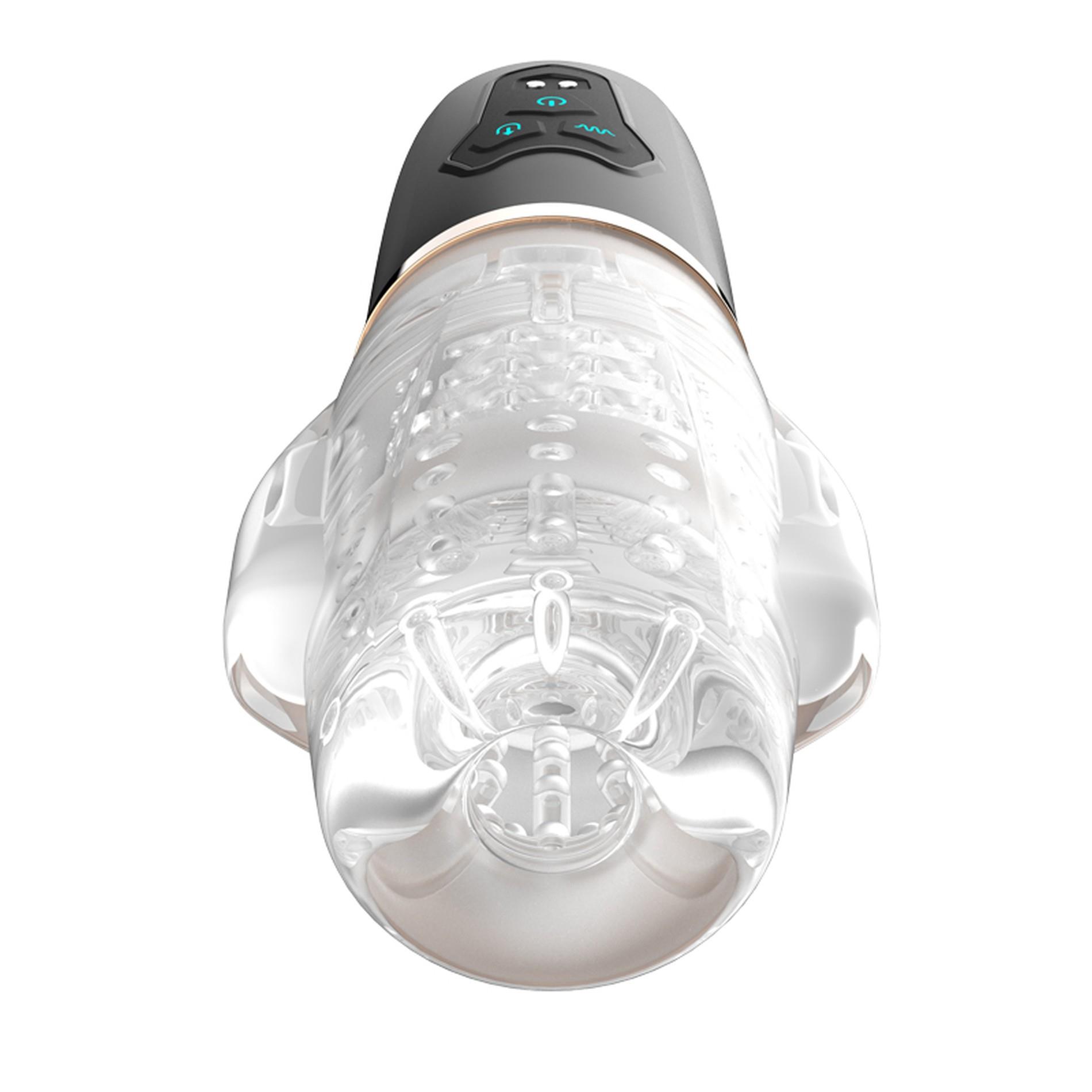 Sucking And Vibraiton Masturbator