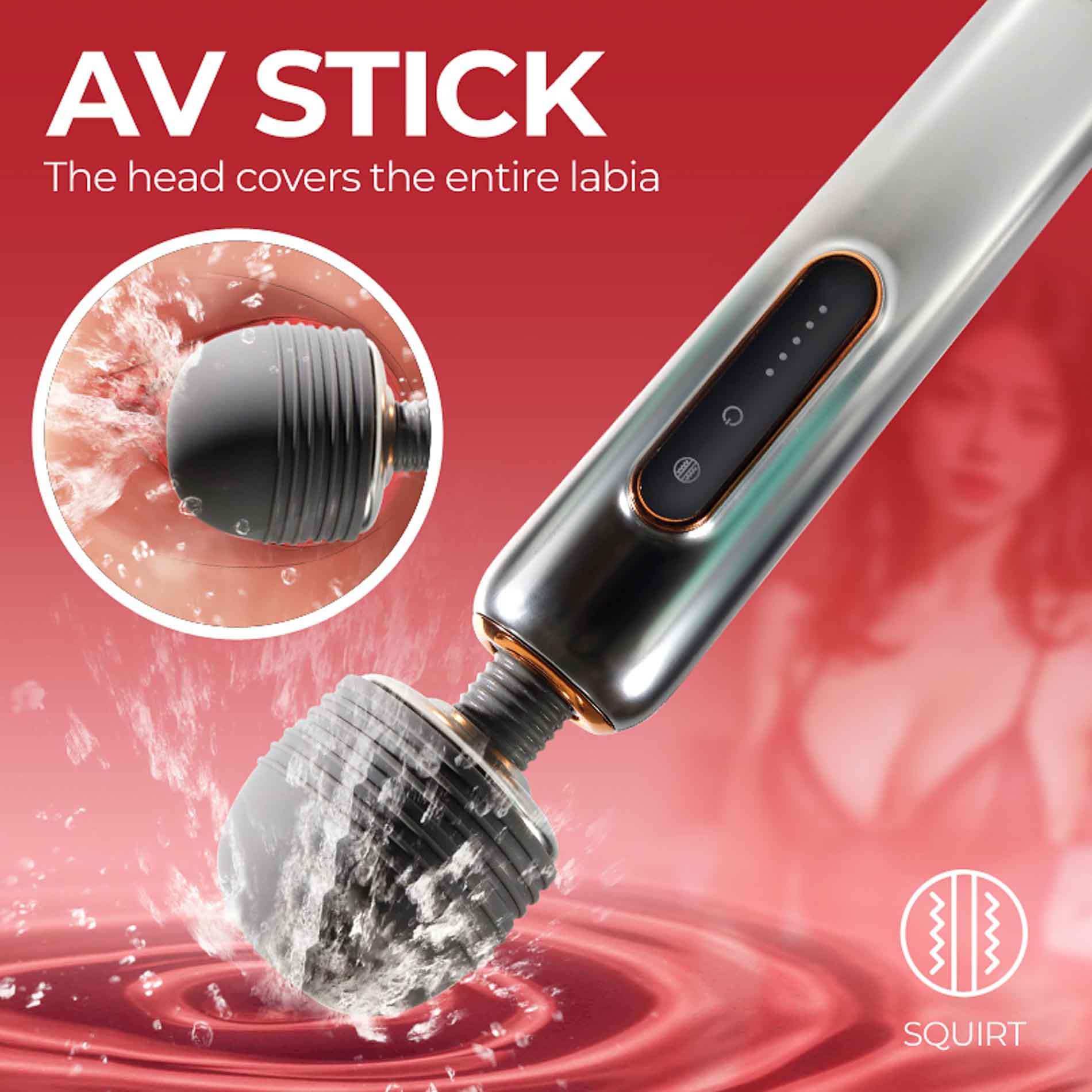 Wand Massagers Shining Metallic Luster