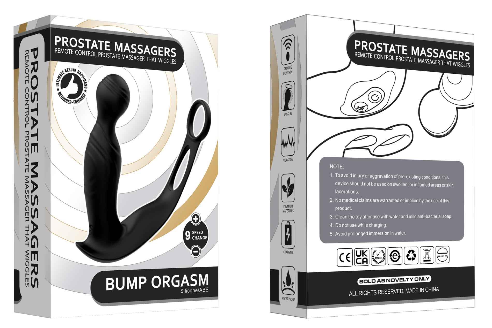 Remote Control Prostate Massager That Wiggles
