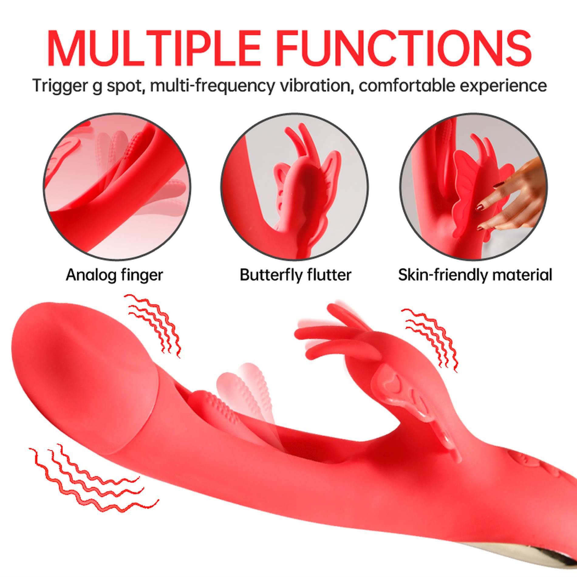 Butterfuly Dual Flicking Vibrator