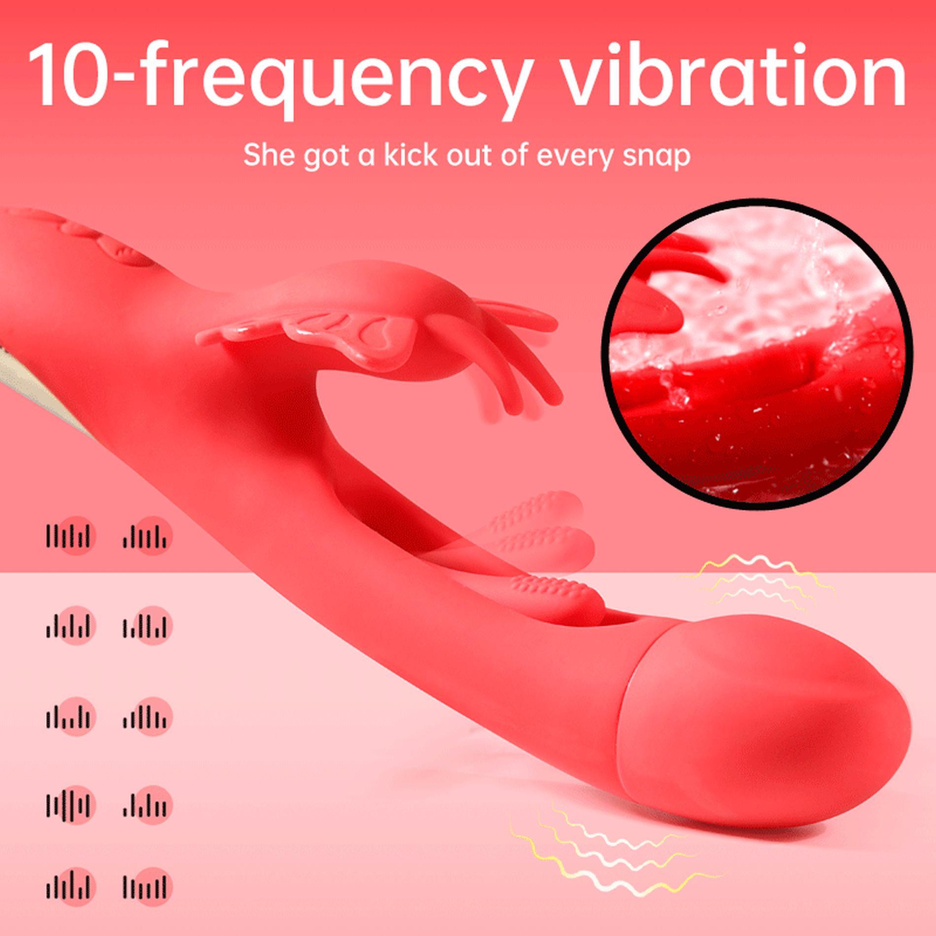 Butterfuly Dual Flicking Vibrator