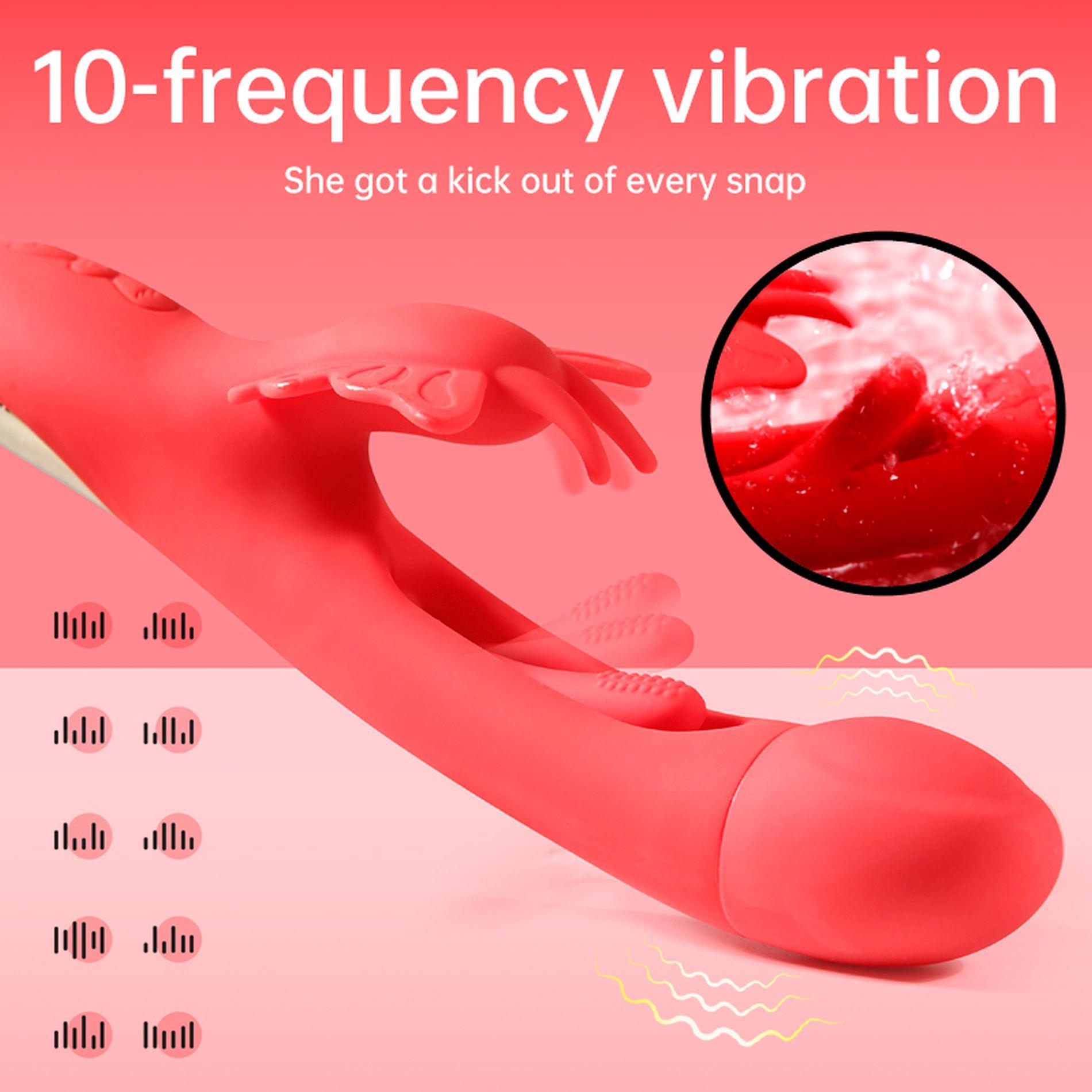 Butterfuly Dual Flicking Vibrator