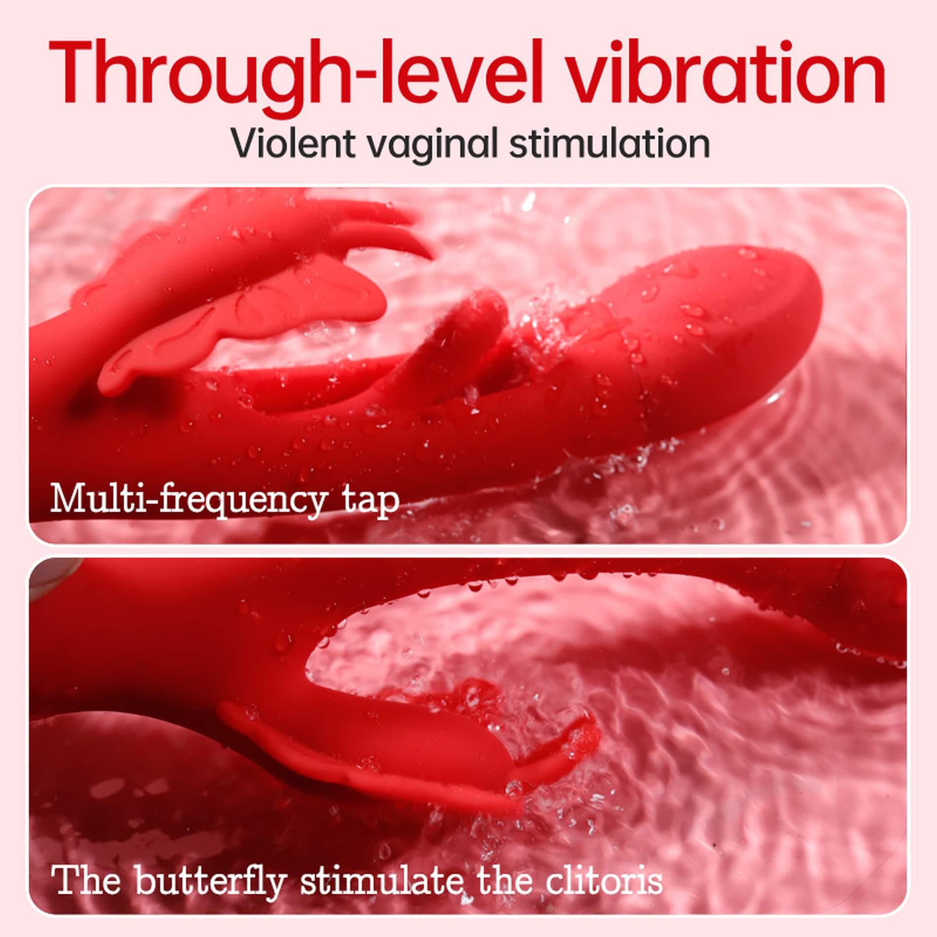 Butterfuly Dual Flicking Vibrator