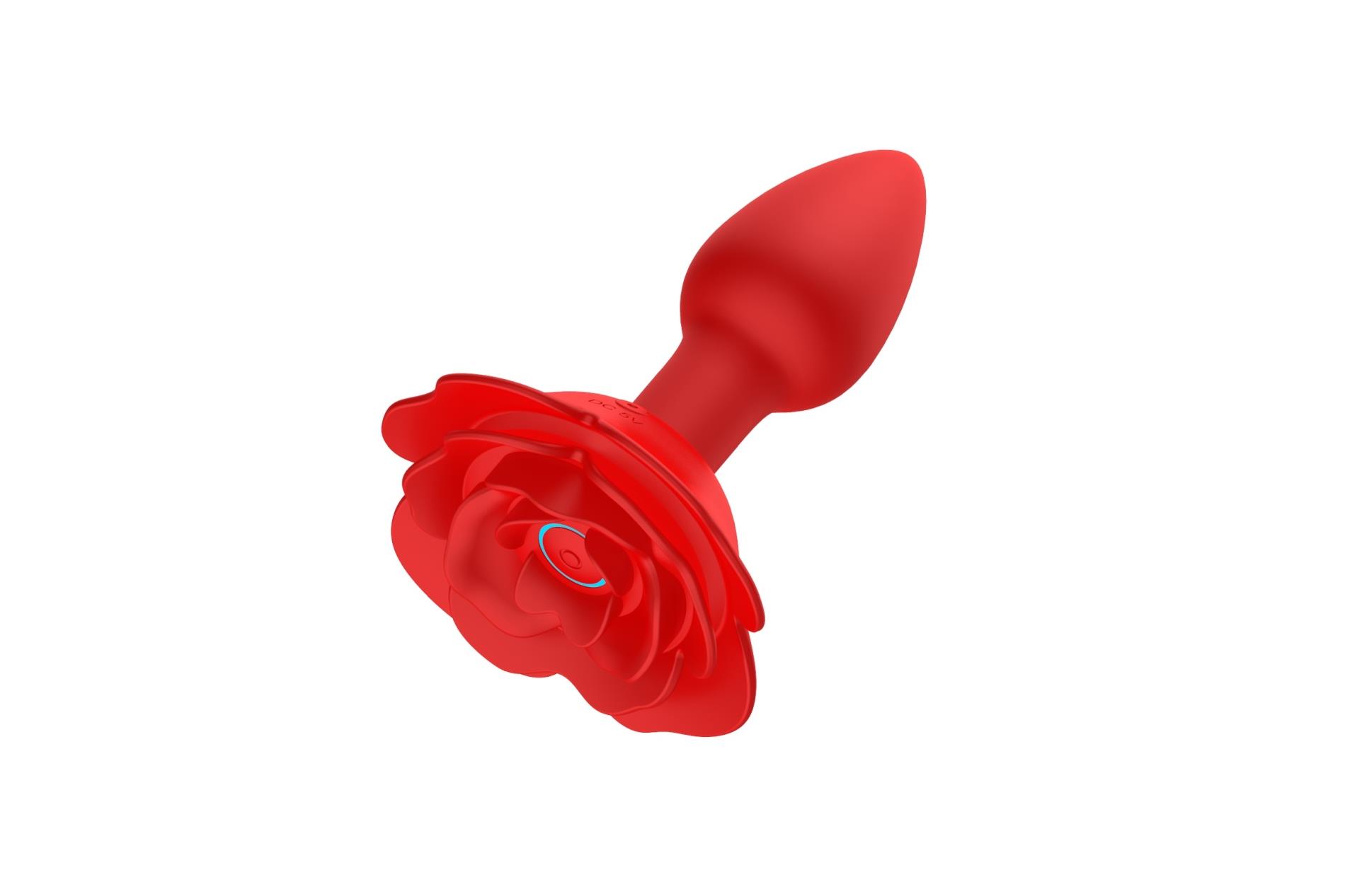 Rose Rotating Anal Plug