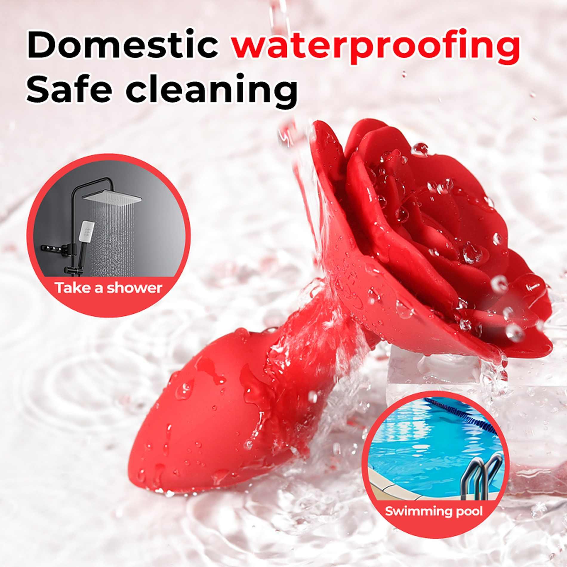 Rose Rotating Anal Plug