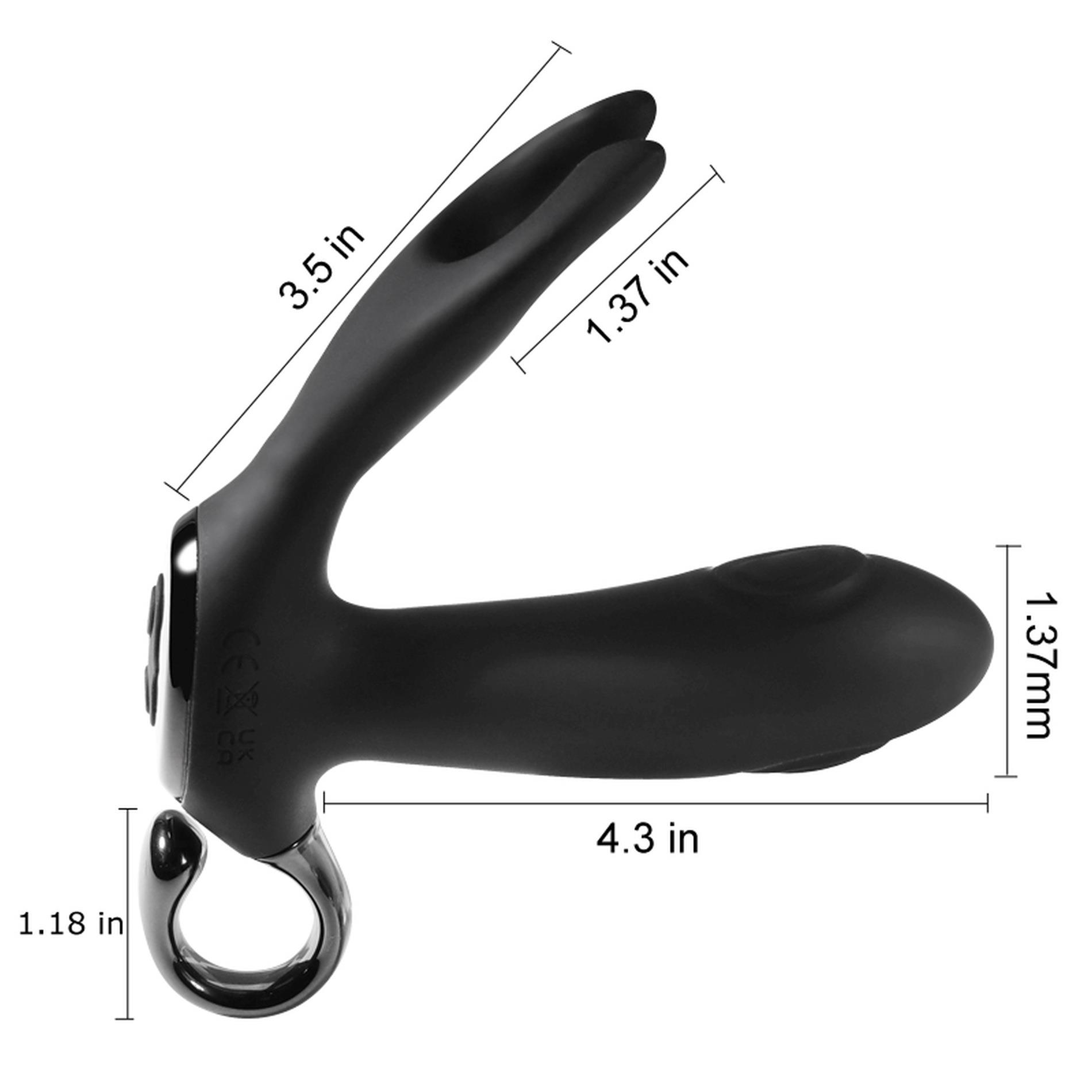 Dual Tapping Anal Vibrator