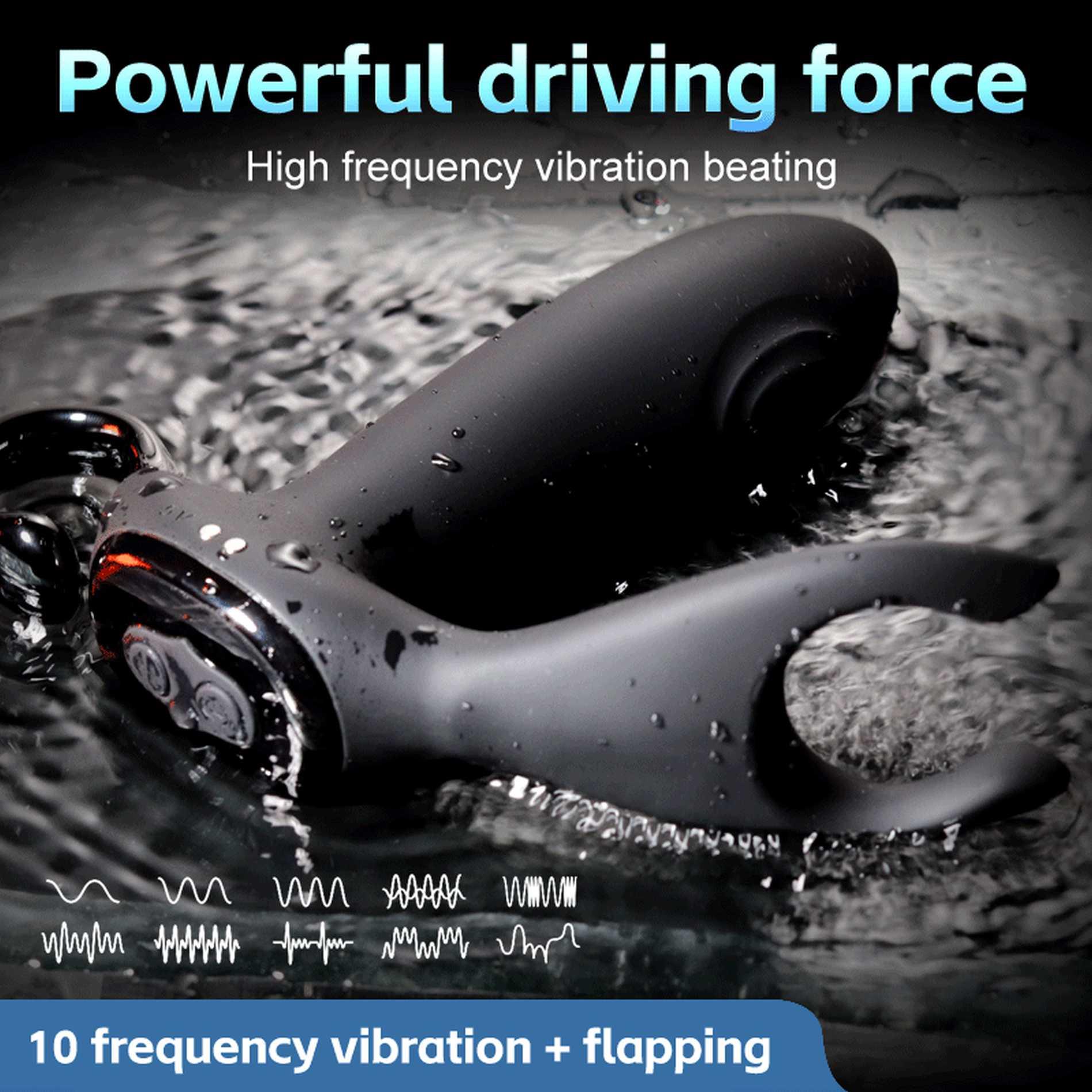 Dual Tapping Anal Vibrator