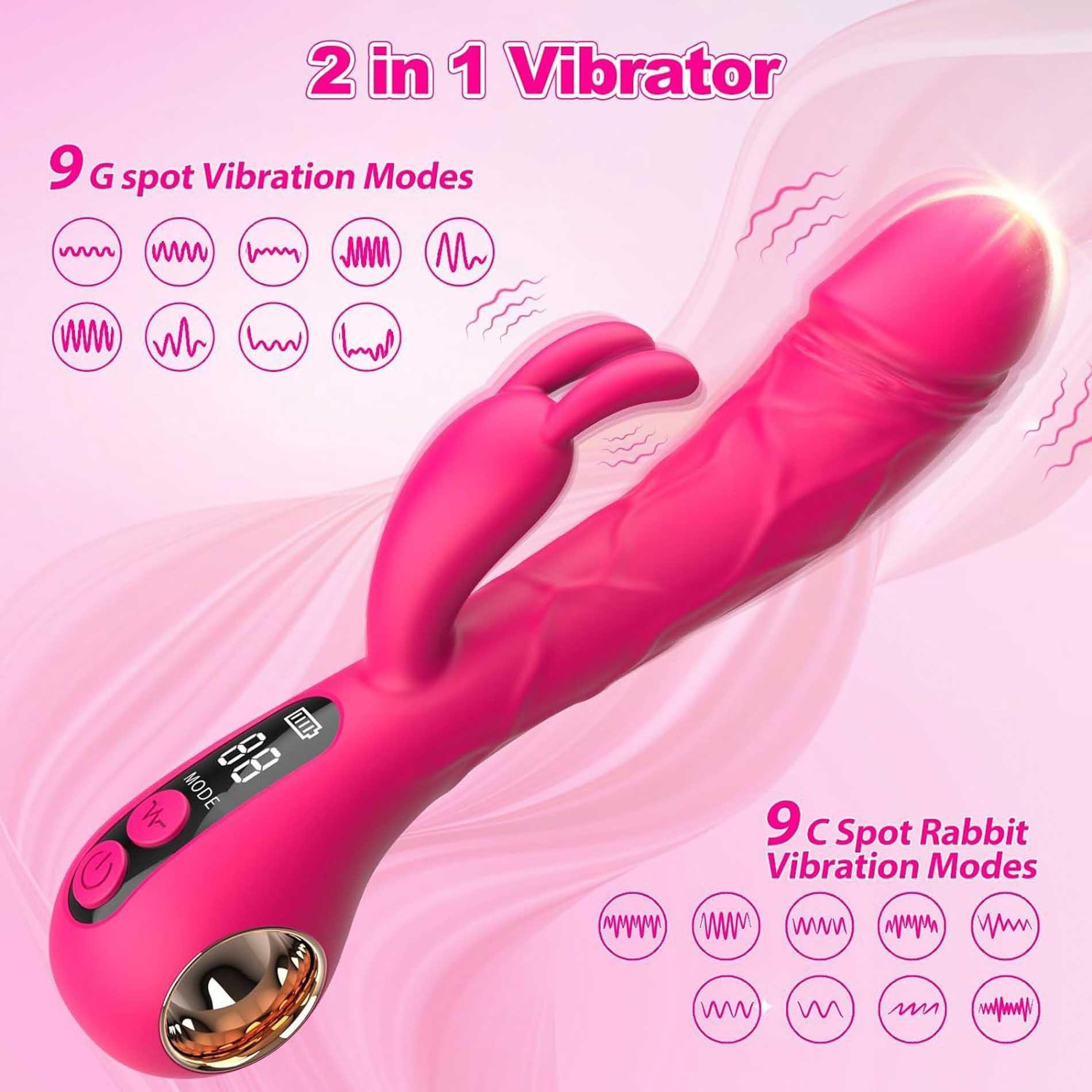 Rabbit G-Spot & Clitoral Dual Stimulation Vibrator
