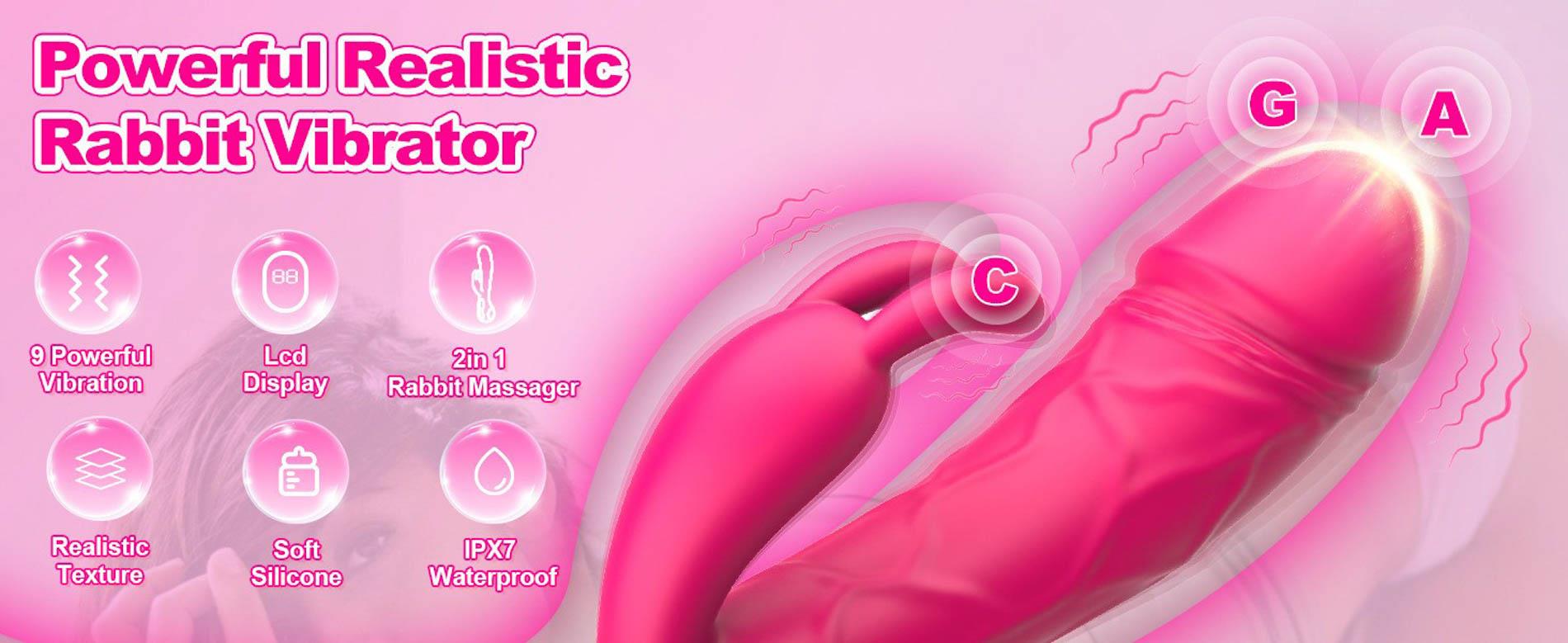 Rabbit G-Spot & Clitoral Dual Stimulation Vibrator