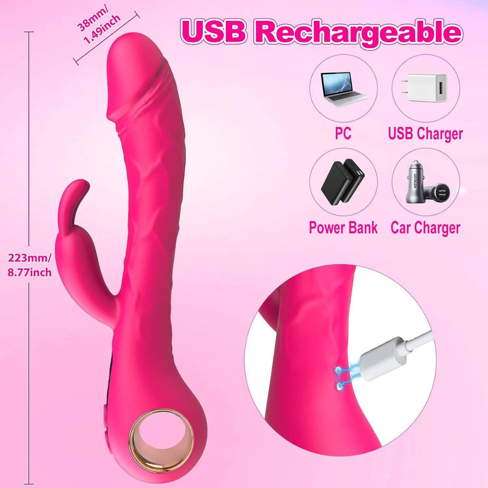 Rabbit G-Spot & Clitoral Dual Stimulation Vibrator